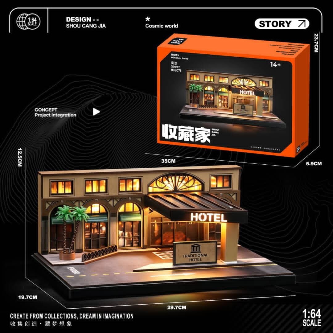 預訂:1/64 Shou Cang Jia Mid-Century Chinese Style Hotel (SCJ-82071)