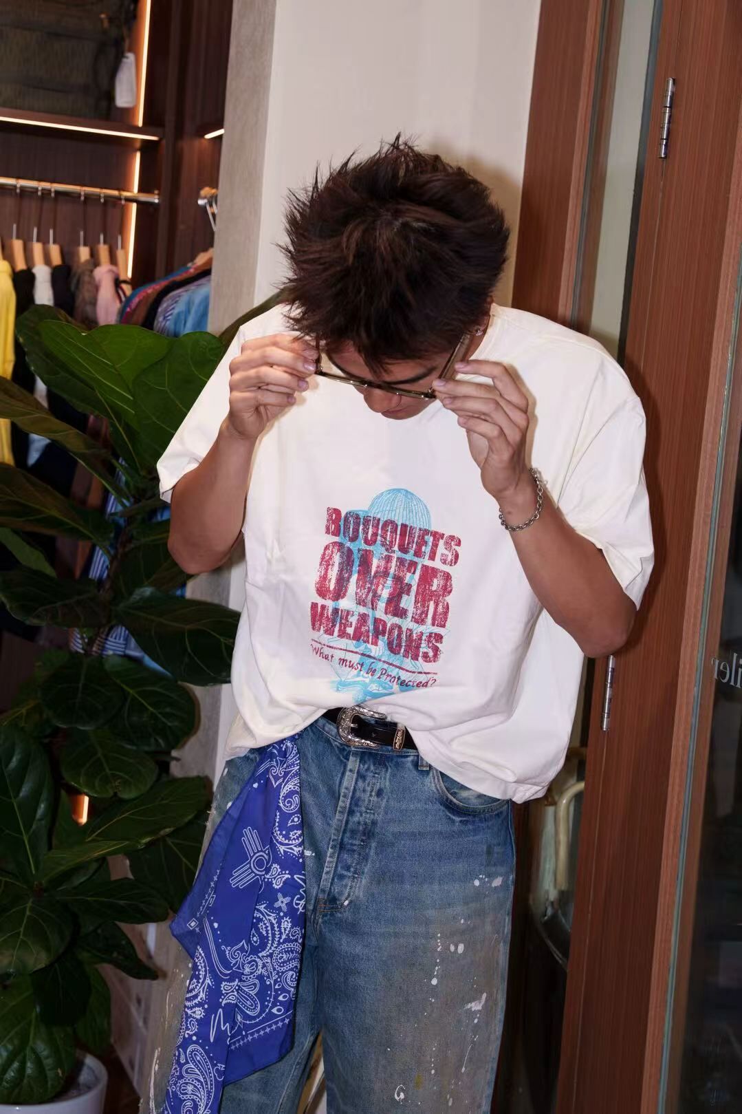 KRIFF MAYER｜Soft Heavy Jersey T-Shirt (OVER)