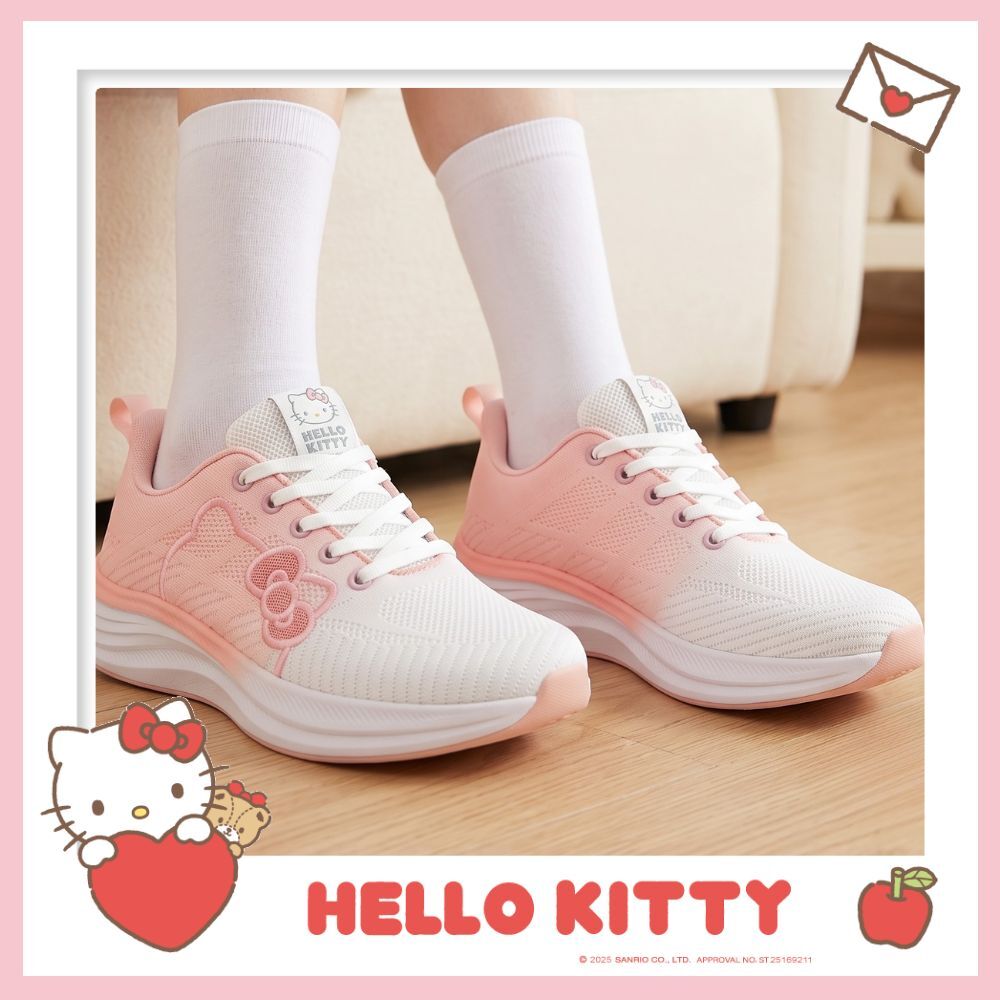 26139 Sanrio Hello Kitty 便服休閒鞋 漸變色 粉紅 #TW-AS26-926006