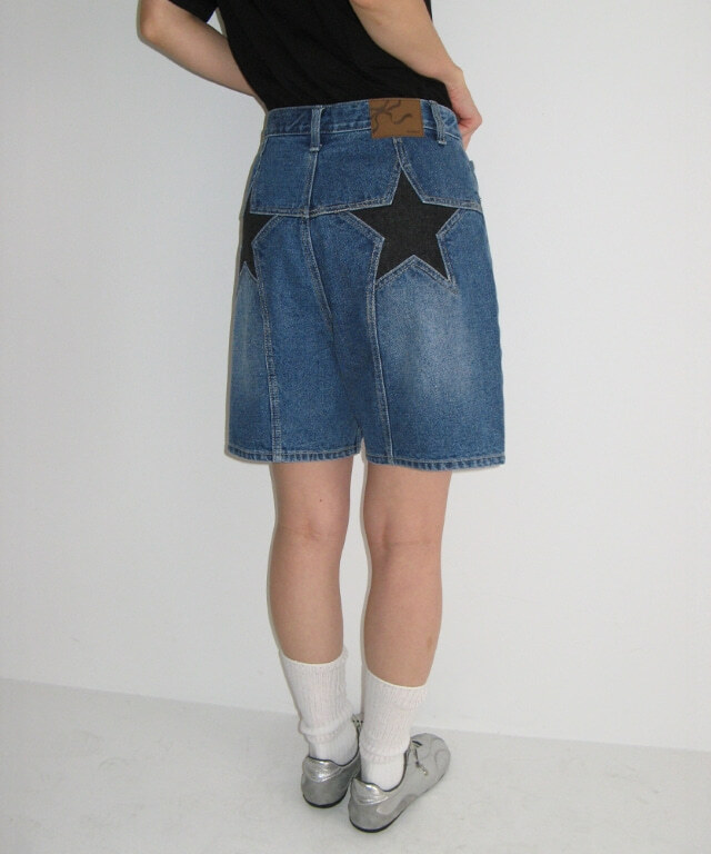 RONRON - STAR POCKET DENIM SHORTS PANTS *2色* (RR25BDN4592)