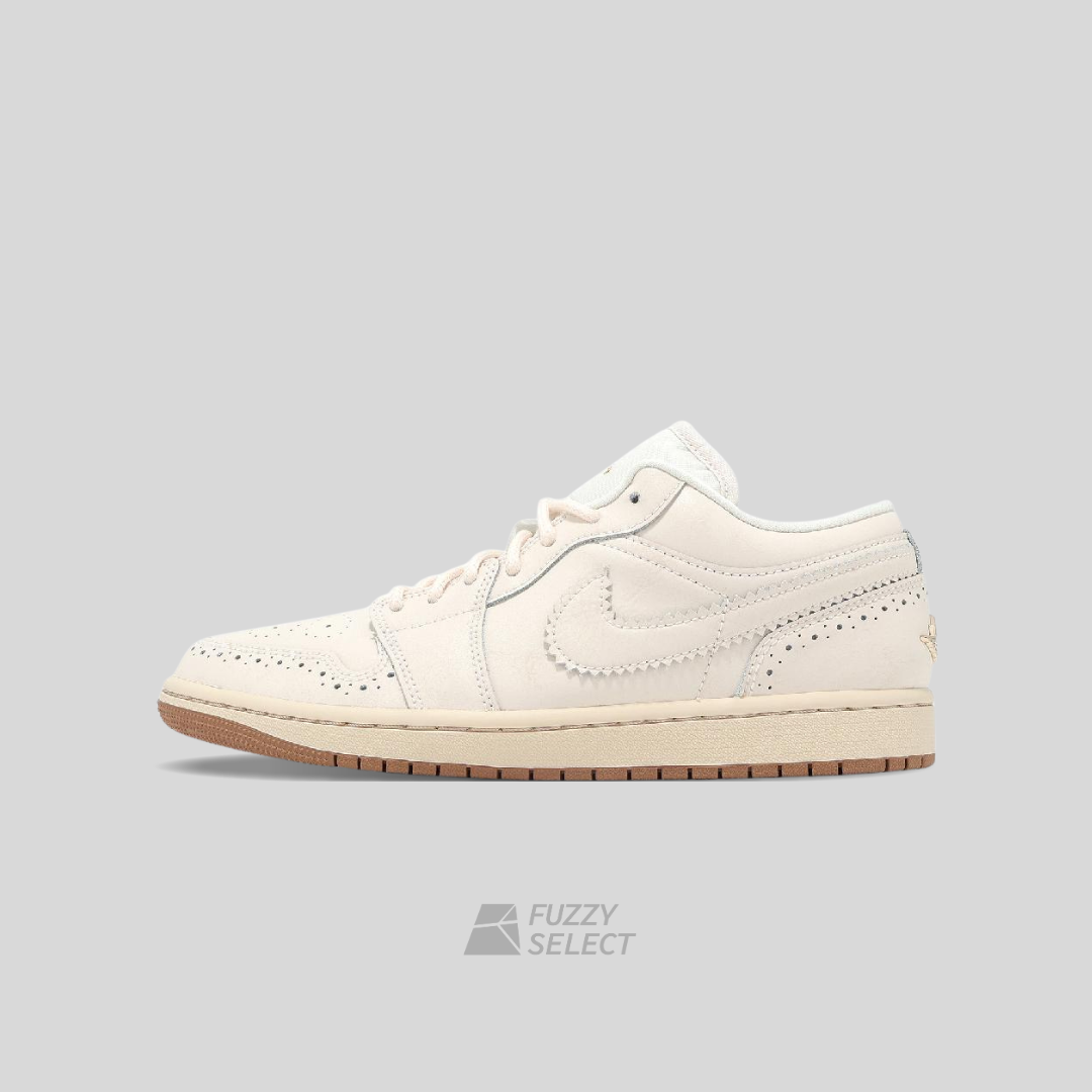 【逢甲 FUZZY】W Air Jordan 1 Low "Brogue" 奶油 復古 流蘇 IO0759-100