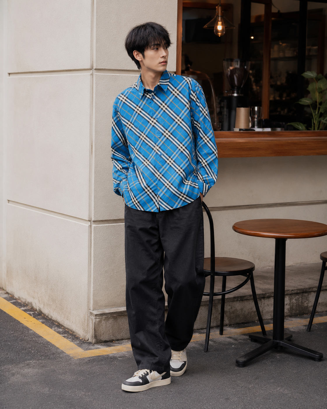【預購】BURBERRY H0717516 男裝格紋襯衫