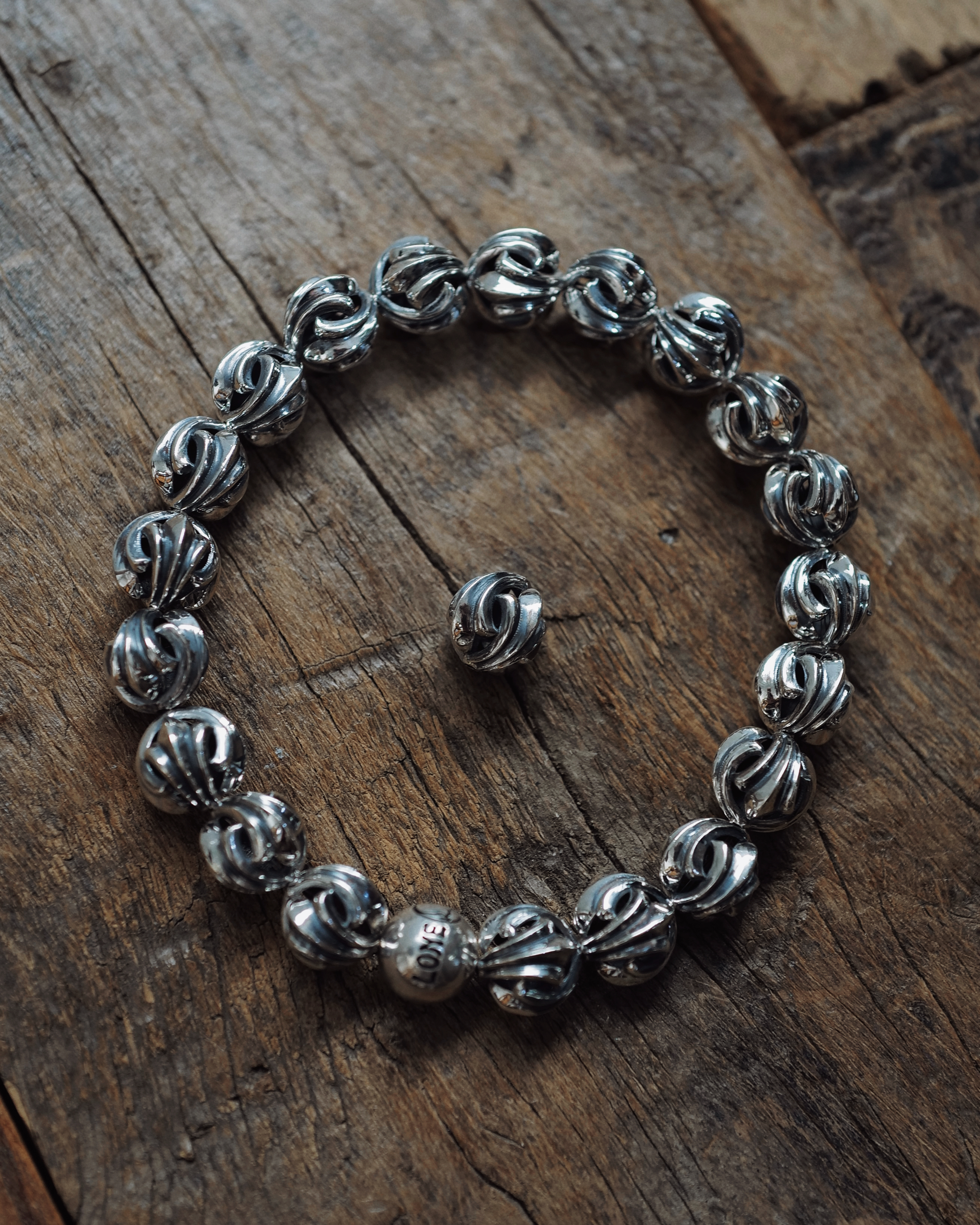 Mating Flight: Chrome Bead 10mm Beads