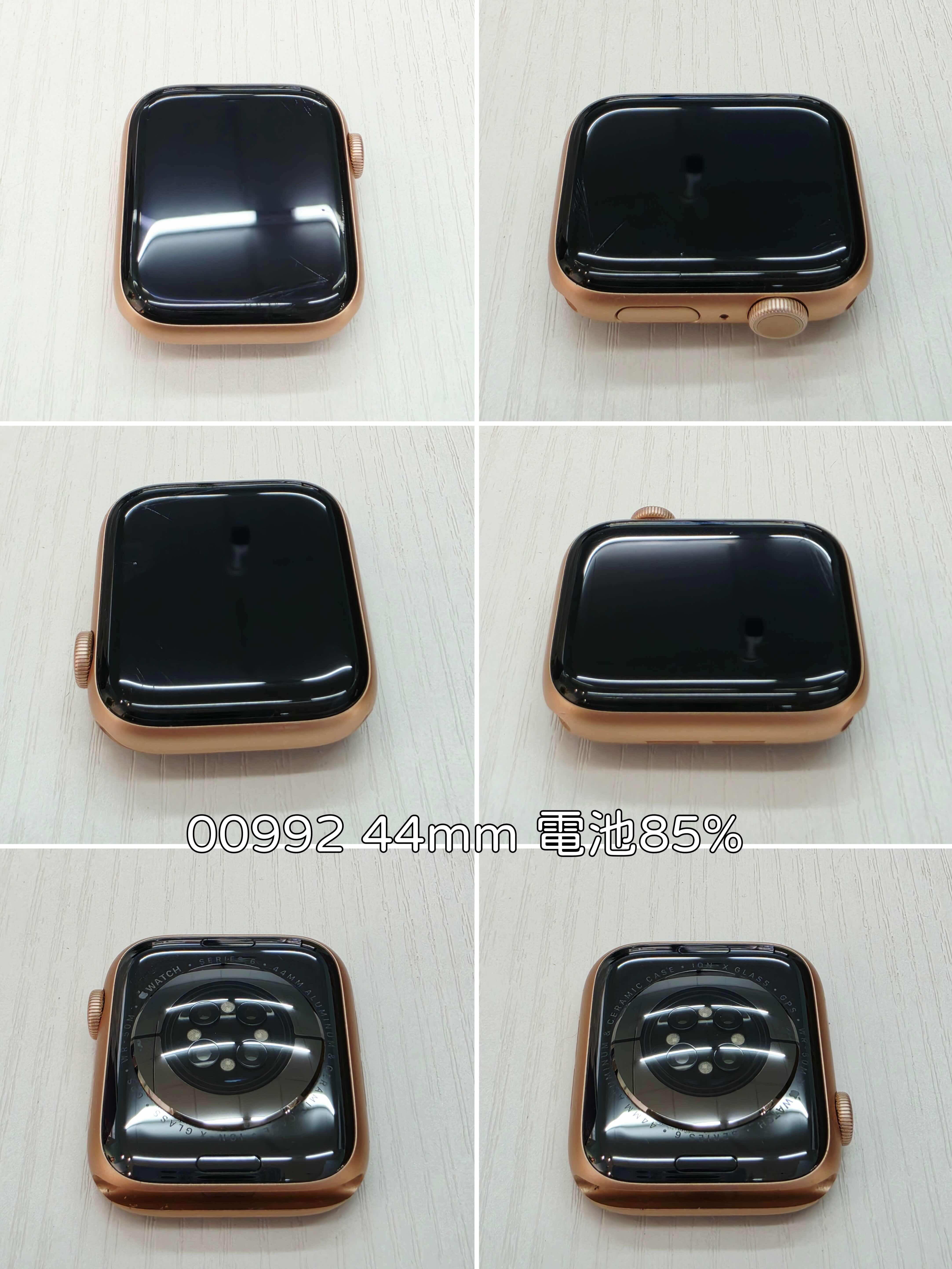 【二手良品】Apple Watch S6 44mm 鋁金屬 GPS版 玫瑰金