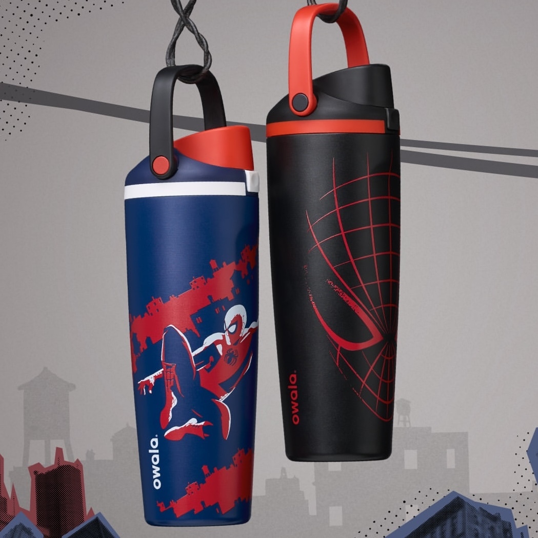 🇺🇸 MARVEL Spider-Man 專屬系列 X OWALA FreeSip Sway 蜘蛛人 漫威聯名款 不鏽鋼保溫杯 直飲杯 手提杯 30oz 887ml / 預購