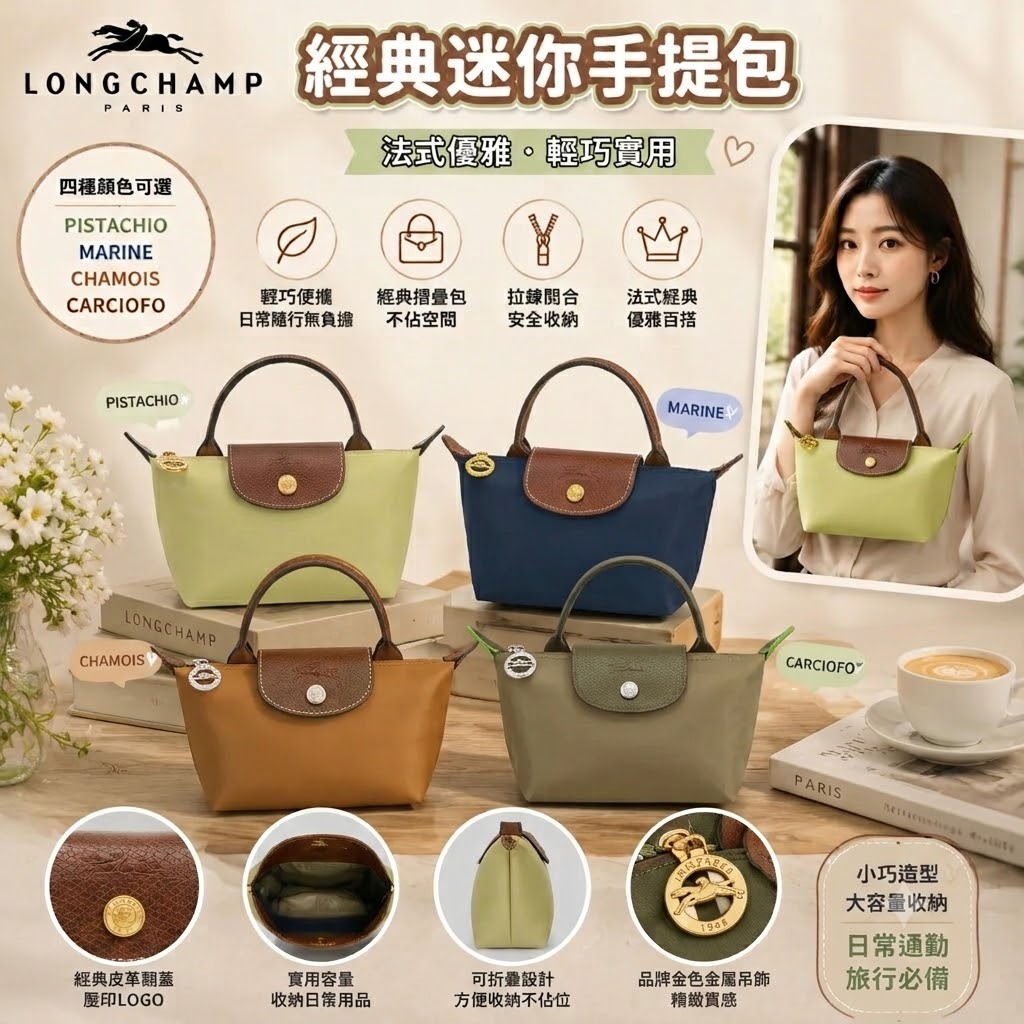 【預購】 Longchamp K071714 Le Pliage Original 手提袋