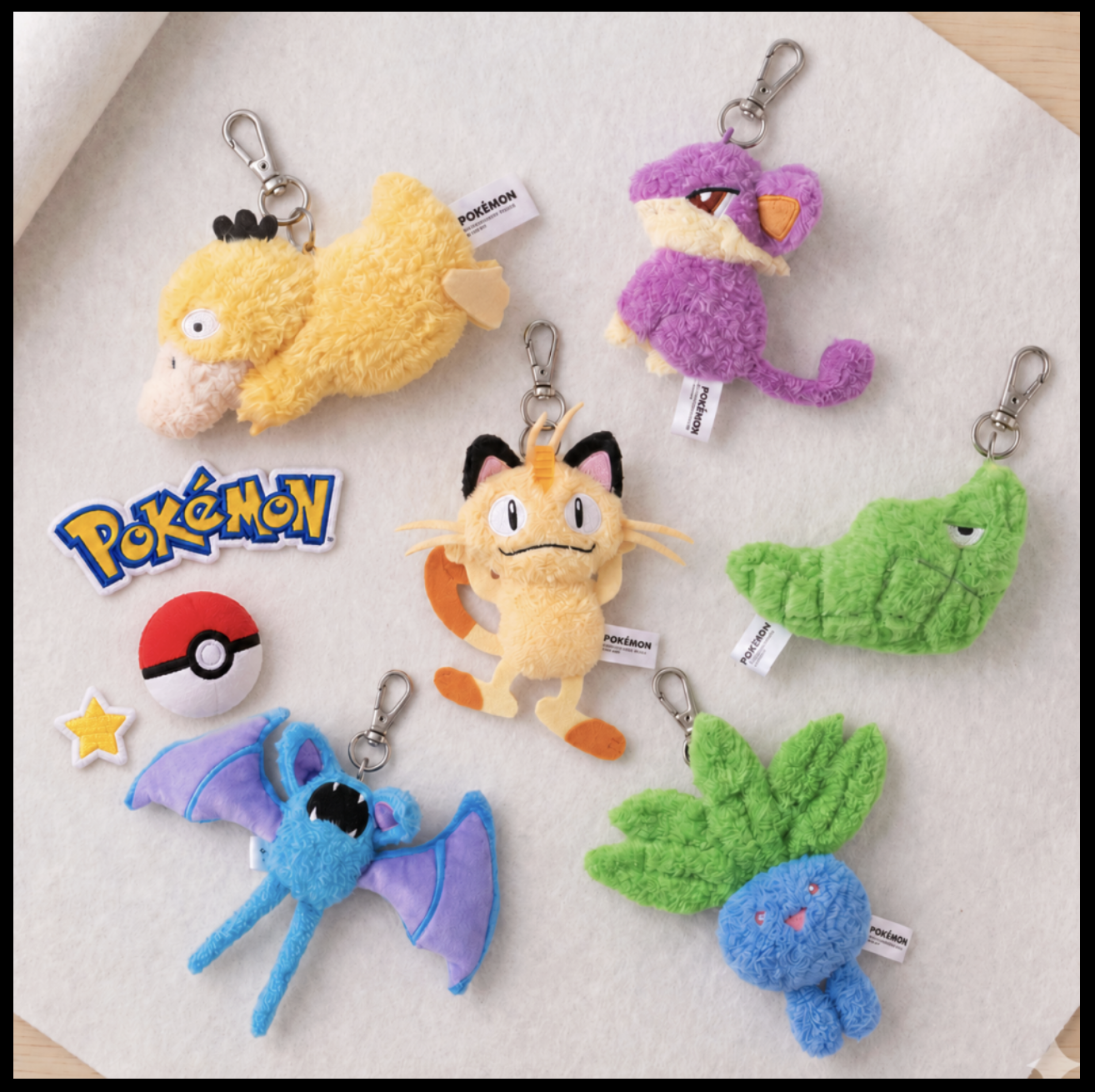 【現貨】pokemon 寶可夢 扁扁絨毛布偶掛飾