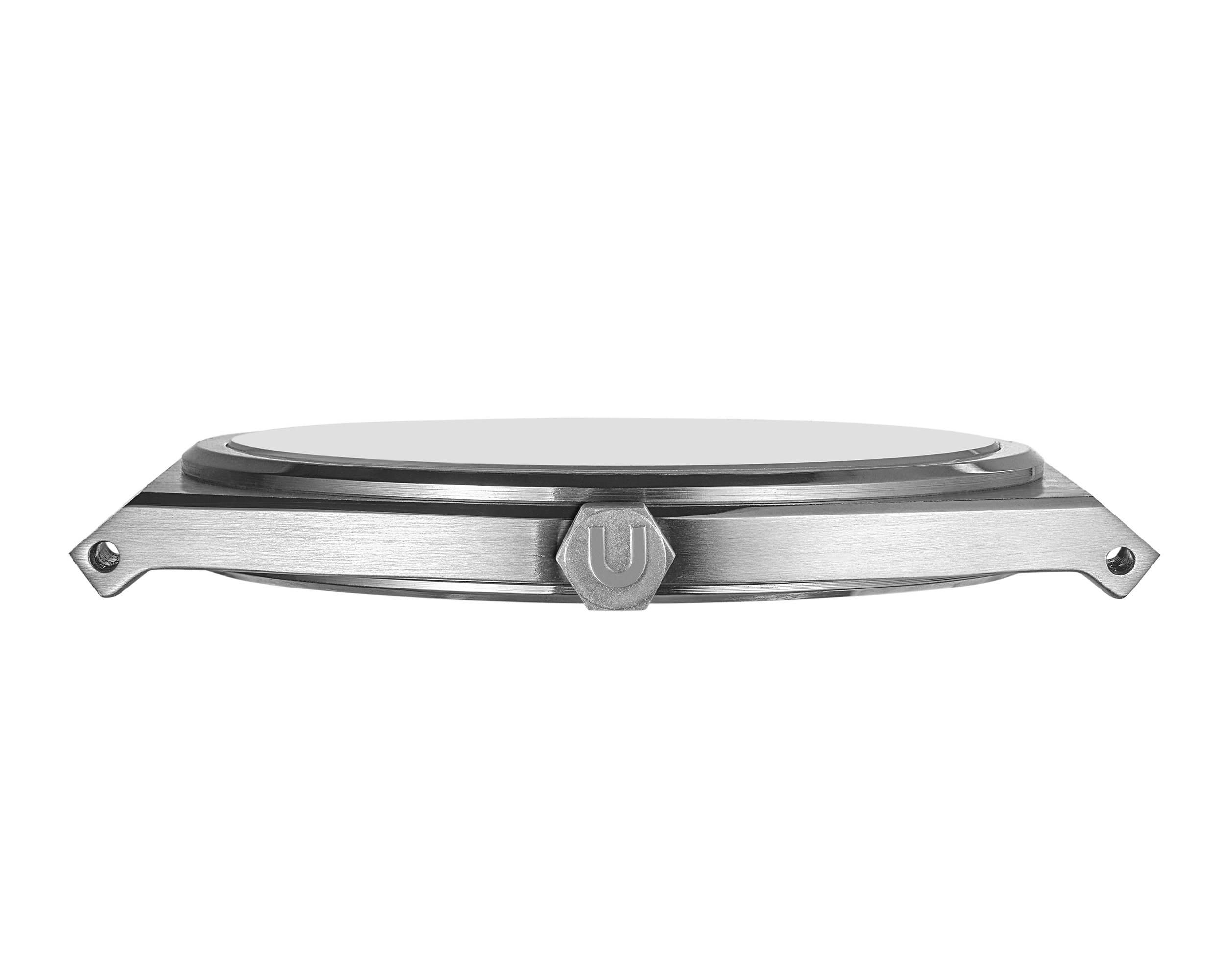 The Undone Slim Silver - 4.9mm - Black Dial