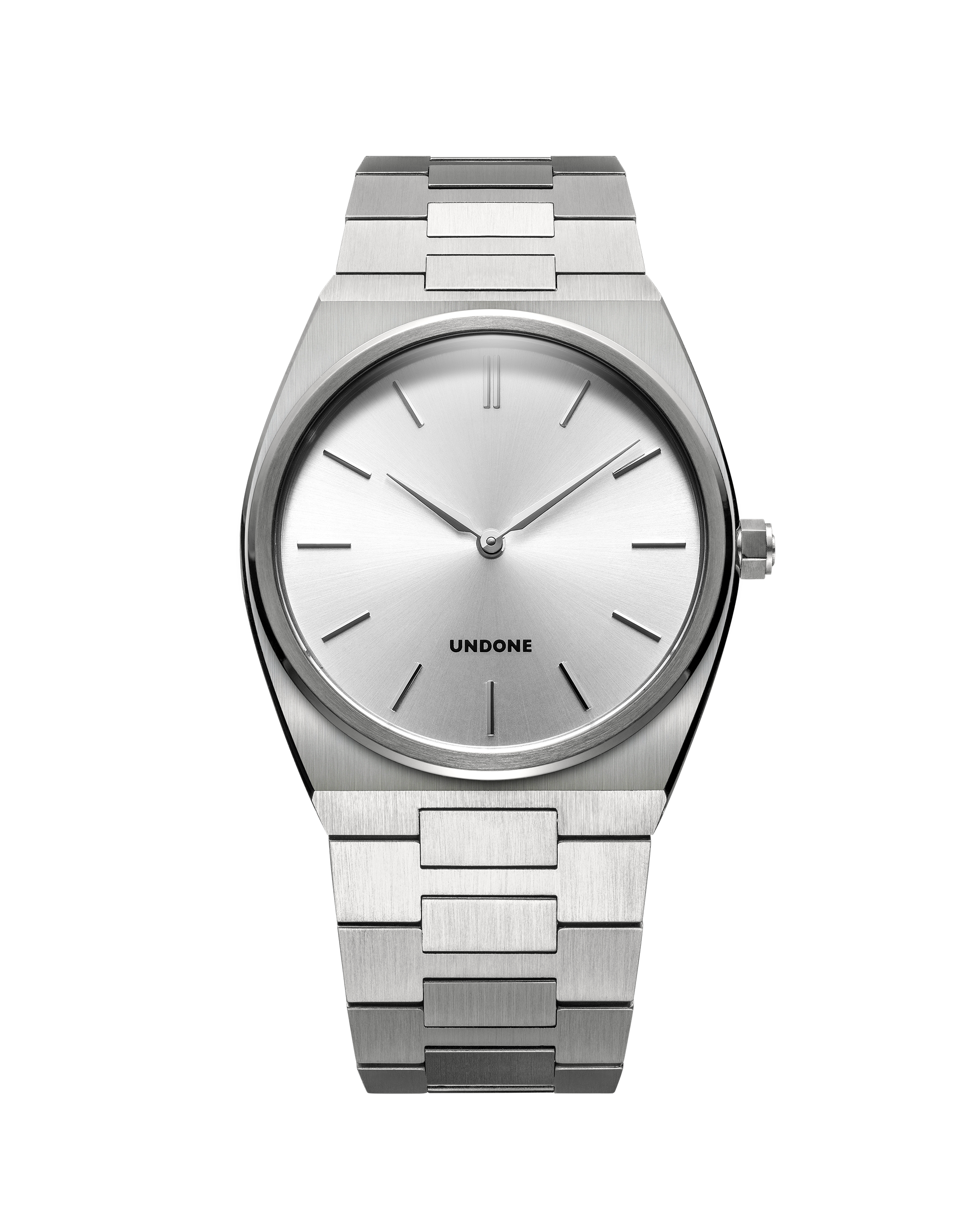 The Undone Slim Silver - 4.9mm - Silver Dial