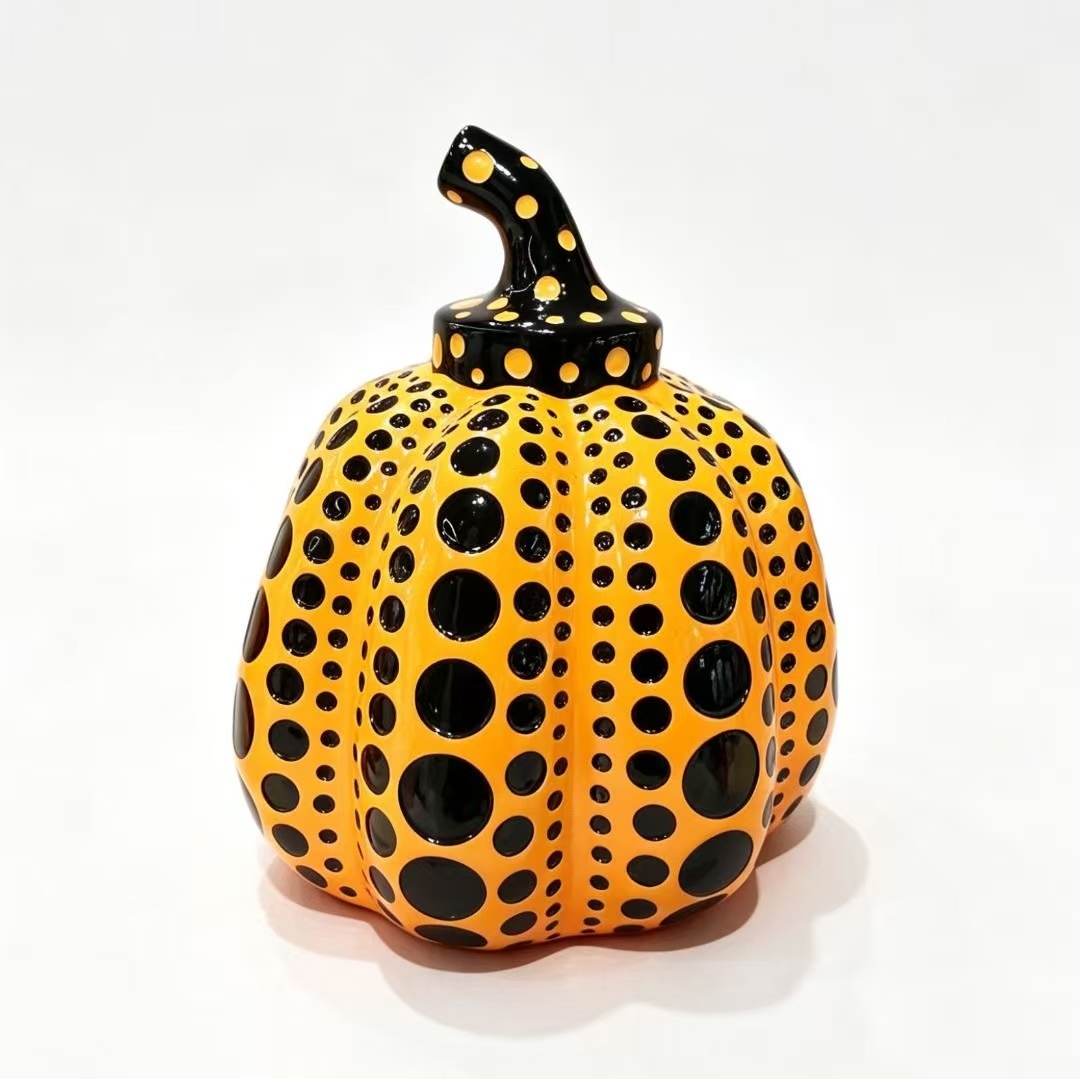 Kusama Yayoi Samll 10cm Pumpkin sculpture 草間彌生
