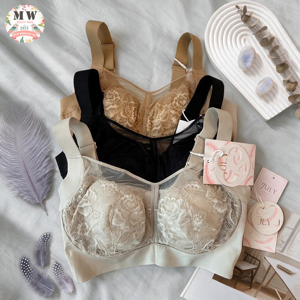【台灣 JULY BRA】軟鋼圈溫柔提托內衣 | 零壓迫抗下垂舒適胸圍 (MW Beauty 直播限定優惠) [5116]*