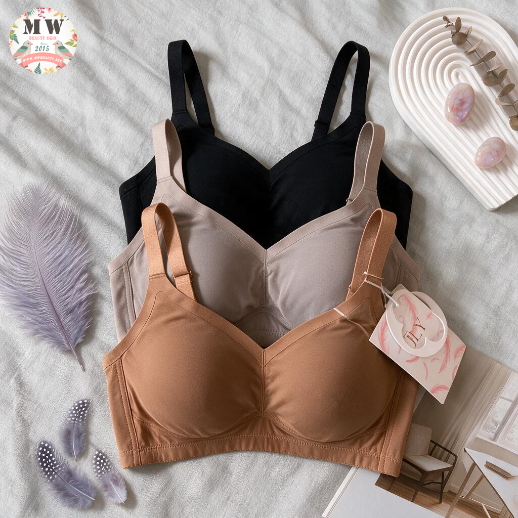 【台灣 JULY BRA】無鋼圈舒適集中內衣 | 零束縛軟托聚攏胸圍 (MW Beauty 直播限定優惠) [5002]⁠