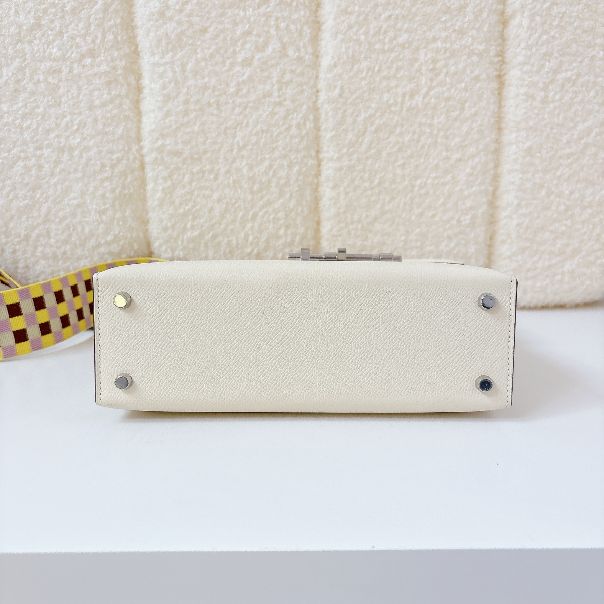Hermès Verrou Mini - Nata / SHW