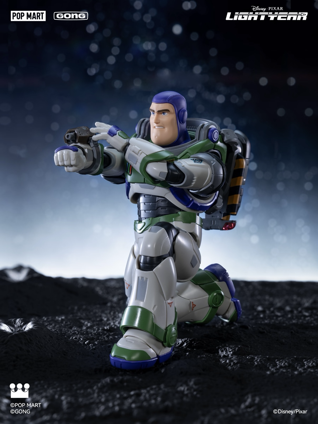 POPMART GONG DISNEY 巴斯光年 可動公仔 拼裝模型 玩具總動員 TOY STORY 迪士尼