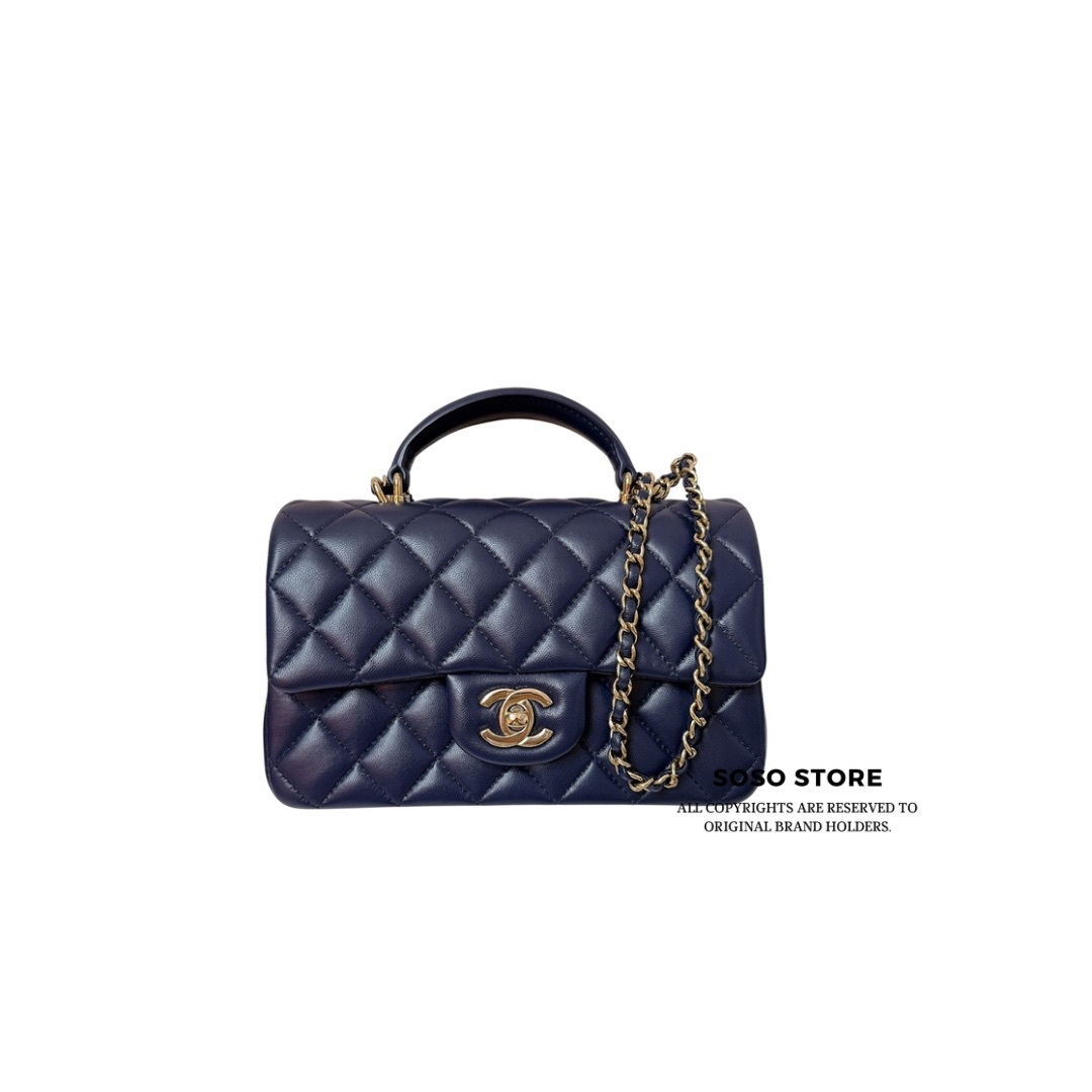 Chanel Trendy CC Bag - Navy Blue / GHW