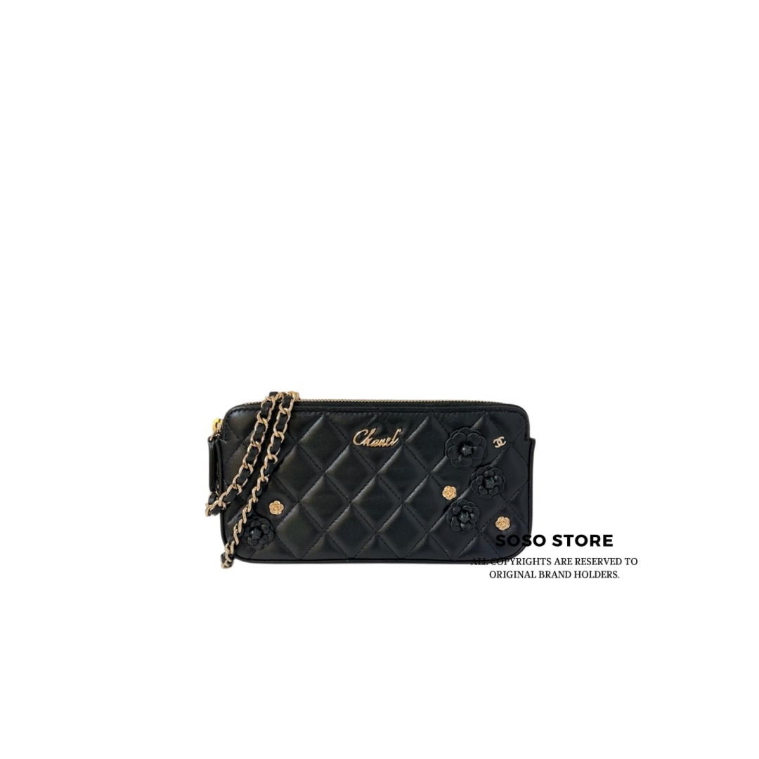 Chanel WOC - Black / GHW