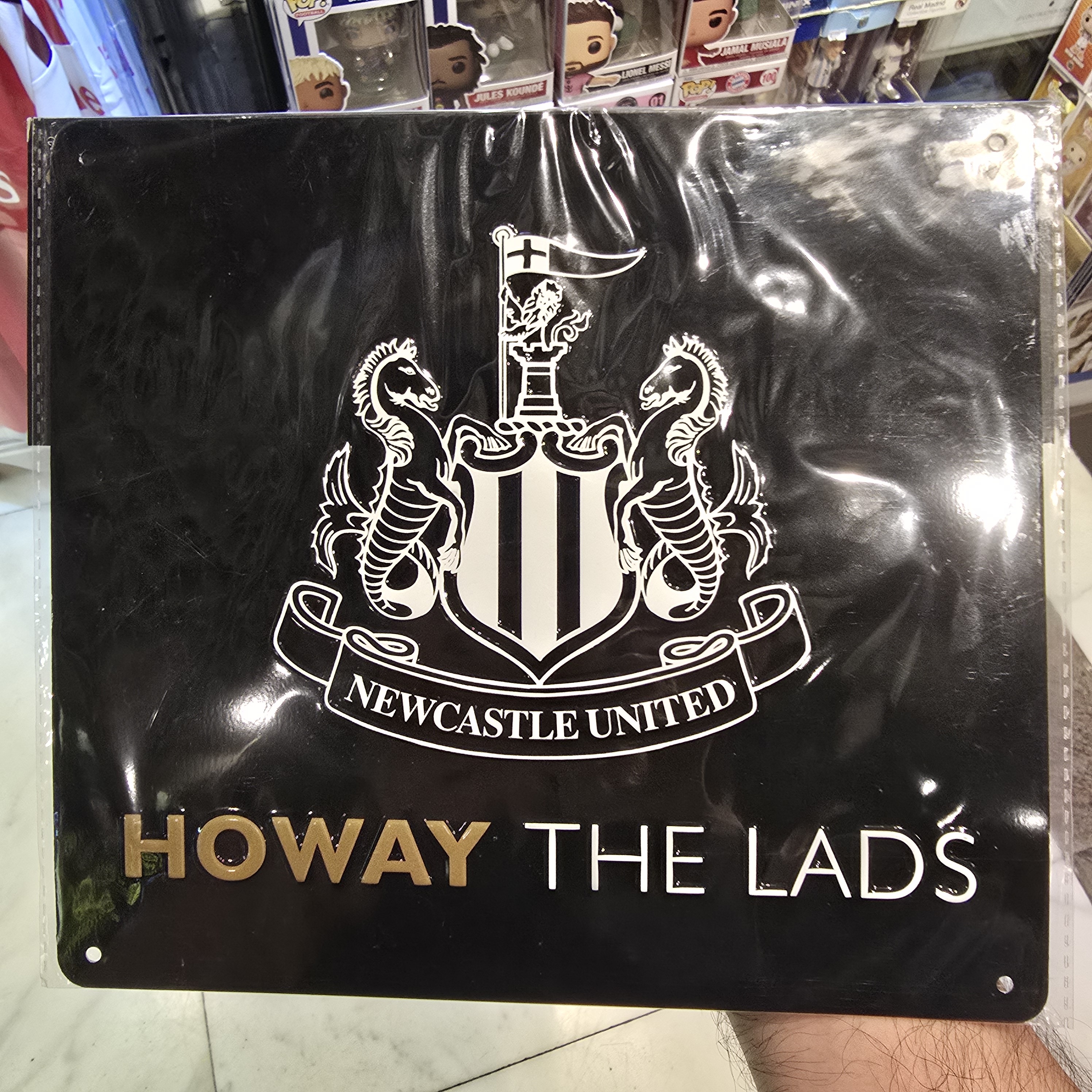 Newcastle United FC Tunnel Sign