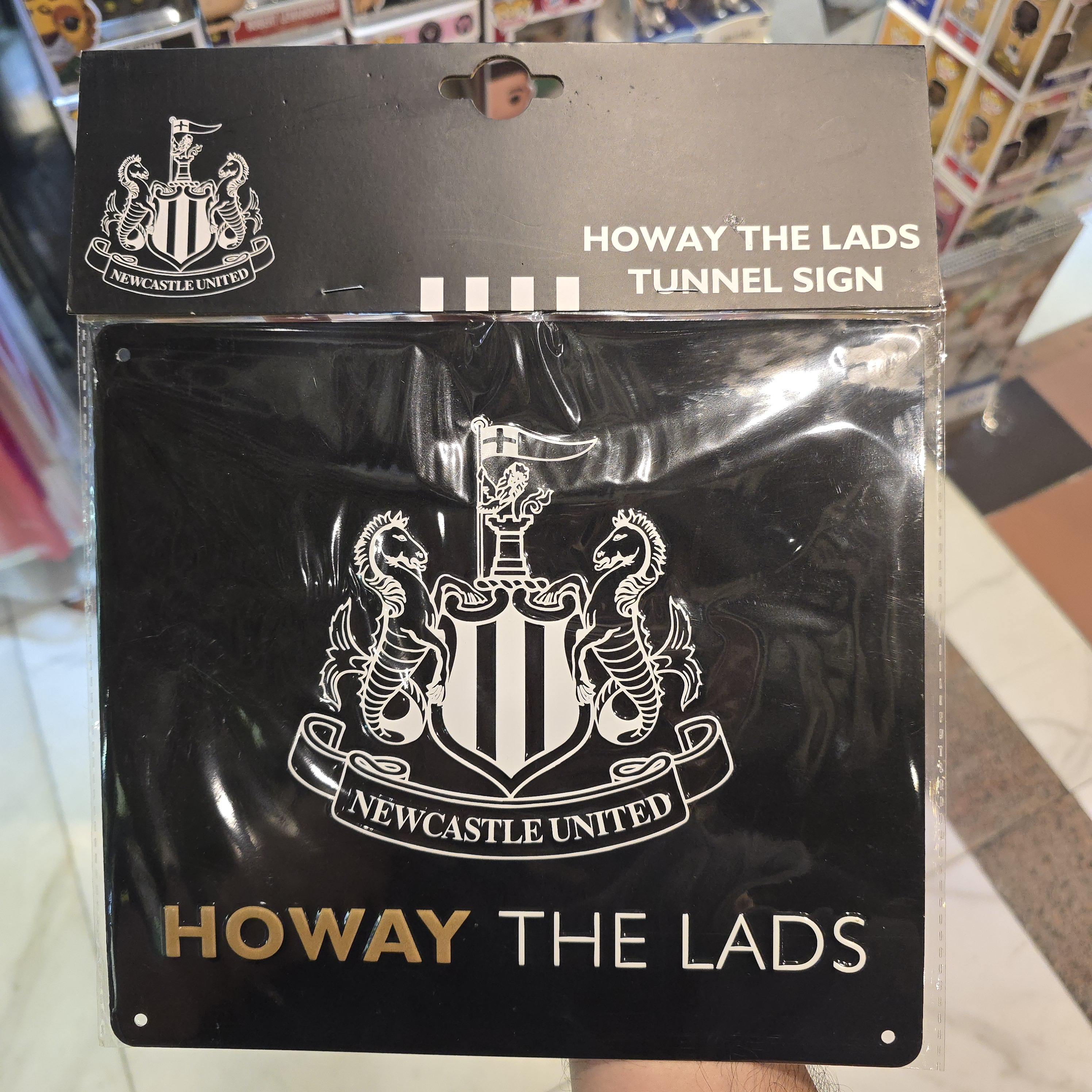 Newcastle United FC Tunnel Sign