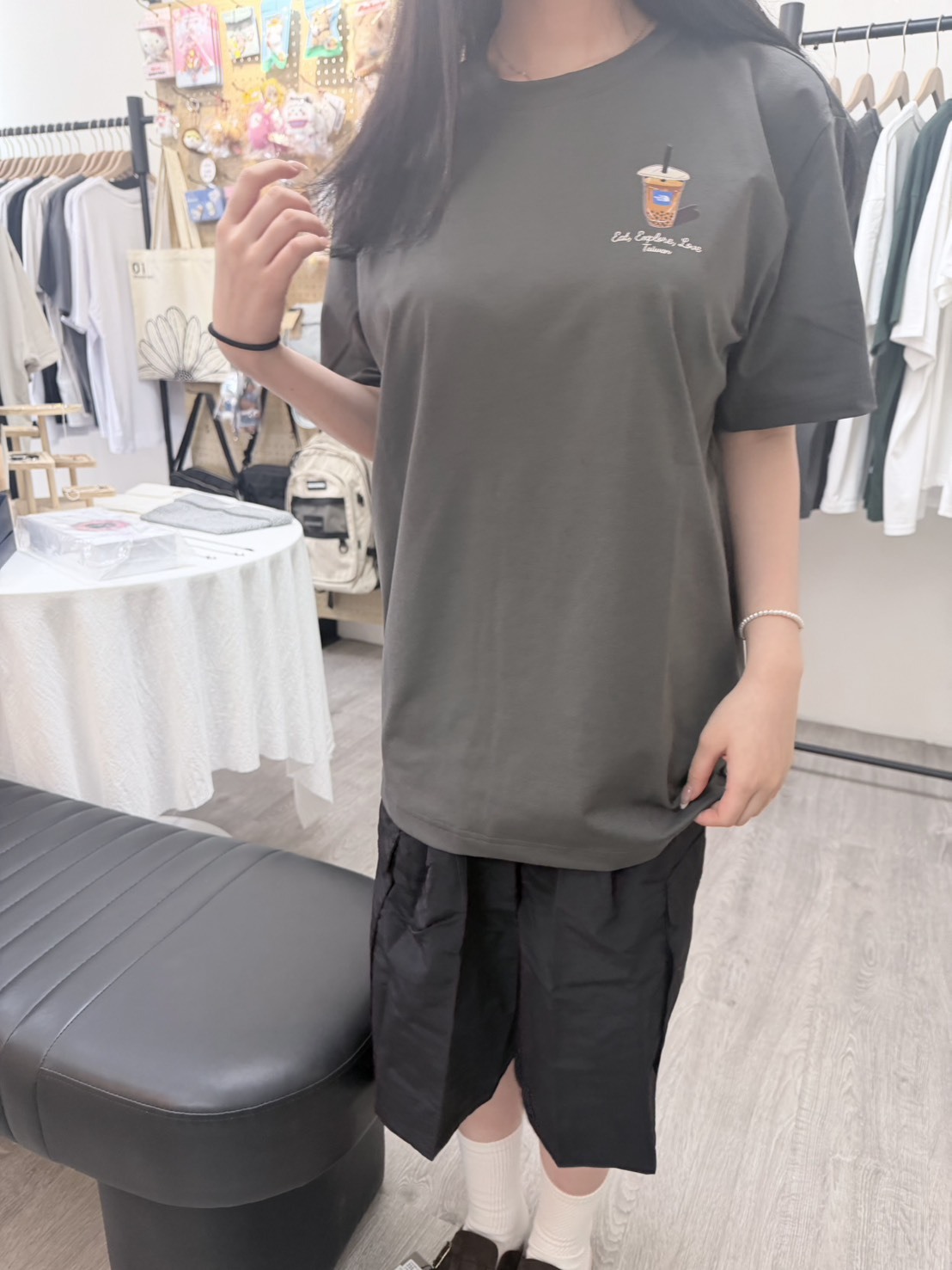 【OWN】The North Face 城市Tee 韓國限定 夏季 短袖 上衣 涼感 快乾 壽司 飯捲 珍奶 不分男女 灰藍 炭灰 白色 NT7UR22B NT7UR22A NT7UR22C
