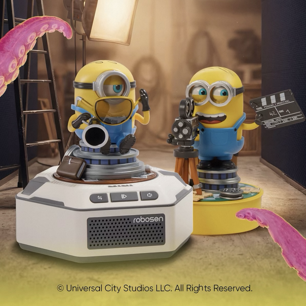 <正版授權>Robosen x Minions 小小兵與大怪獸 電影周邊 趣味互動 公仔