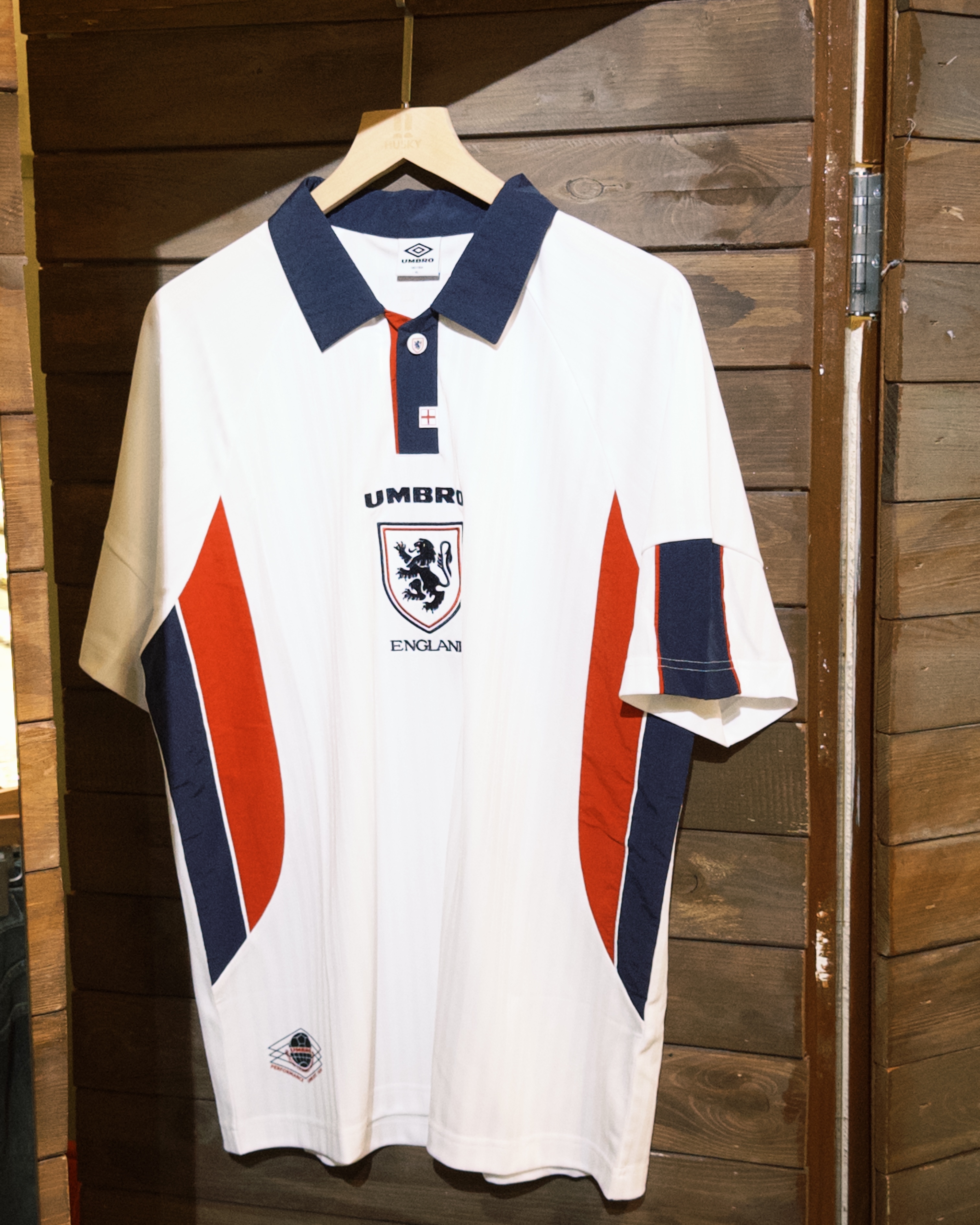 [現貨] UMBRO Retro Logo Polo SS | White