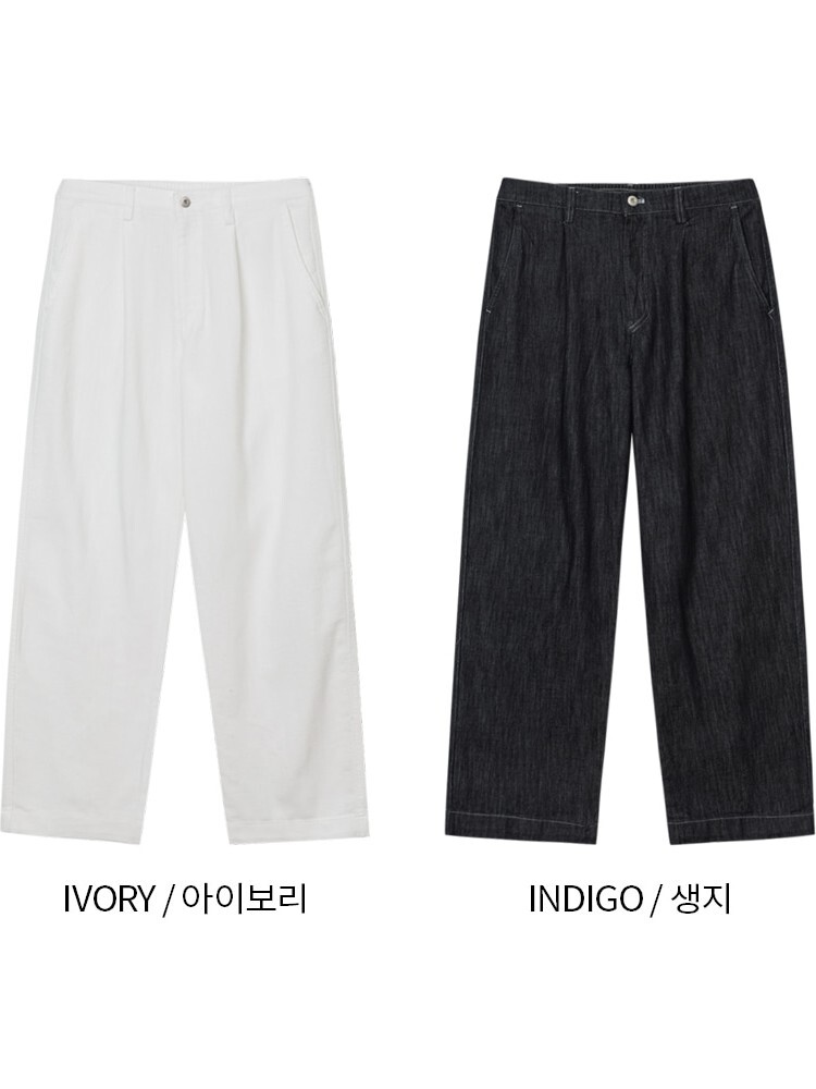 Backband Airy Linen Denim