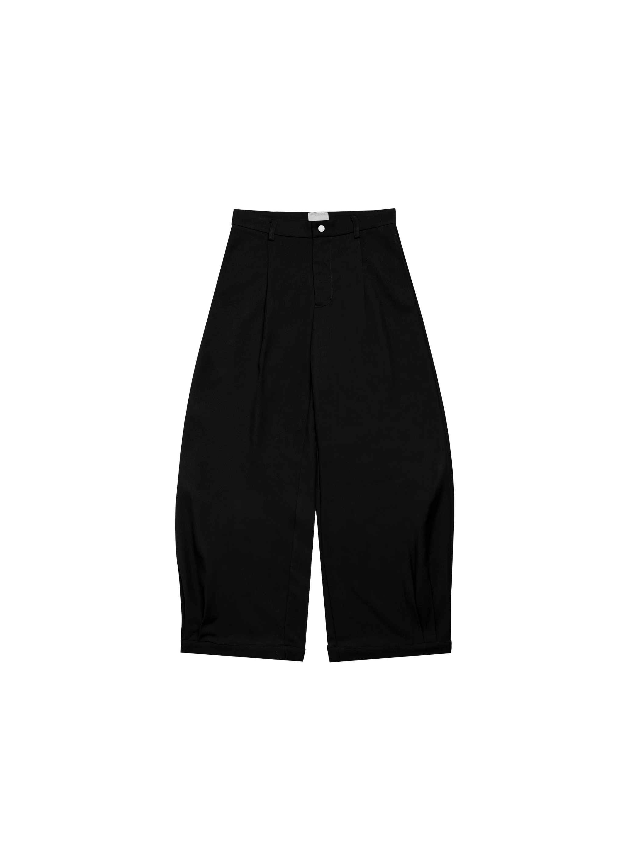 NURARI x Anonymous Talking｜NA-P01 – Pleated Trousers (Black)