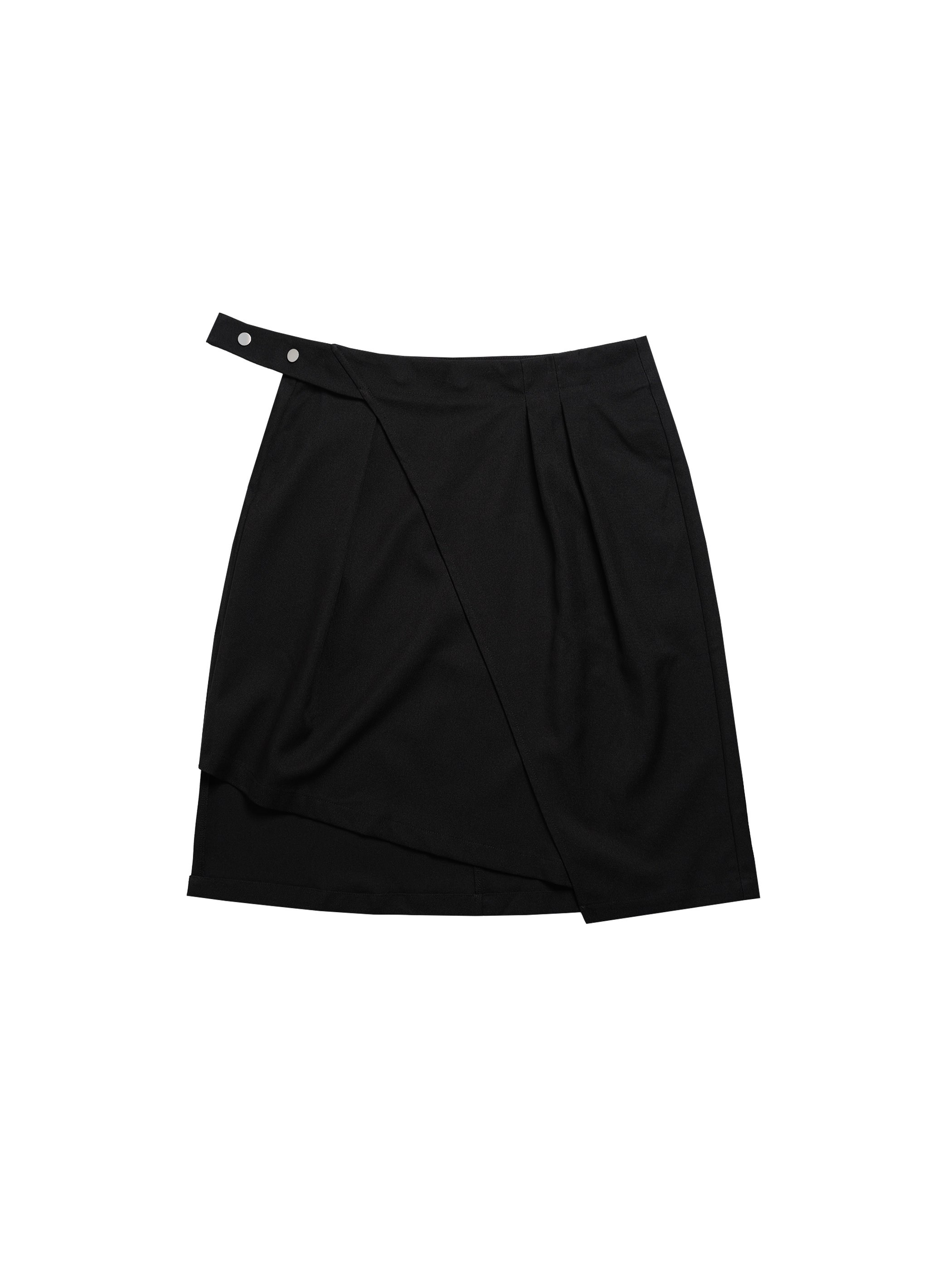 NURARI x Anonymous Talking｜NA-LSK01 – Wrap Skirt (Black)
