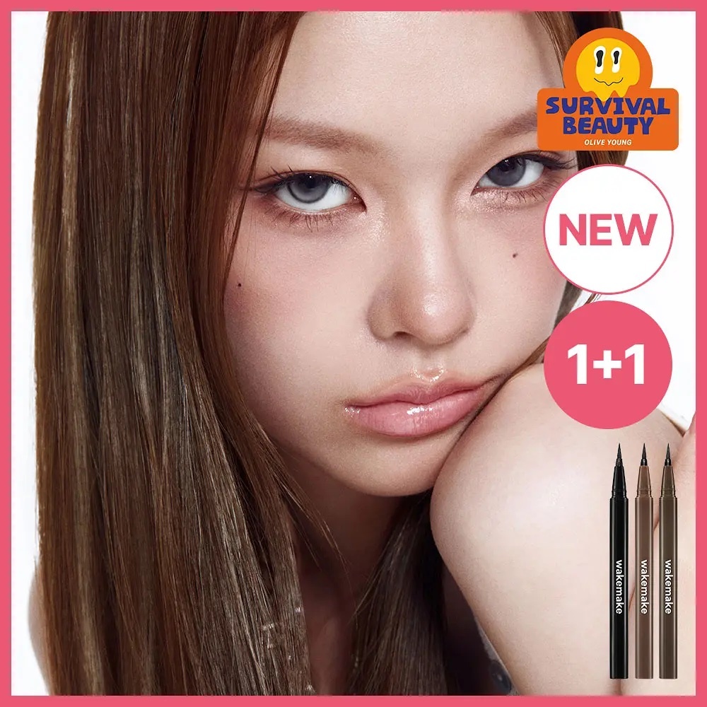 《olive young連線》WAKEMAKE Any Proof Eyeliner 1+1