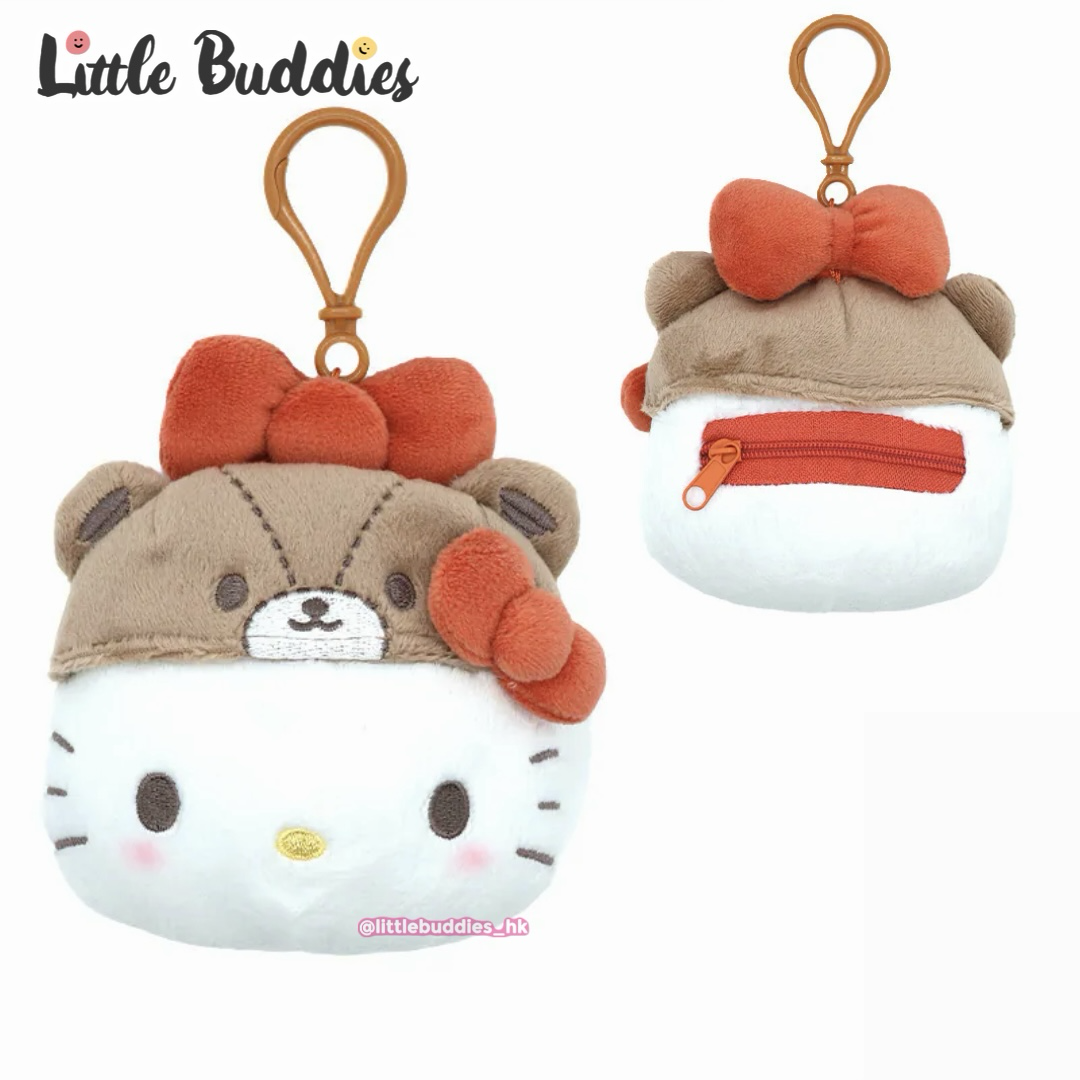Global Sanrio 好朋友帽帽頭形拉鏈袋/ 散紙包匙扣