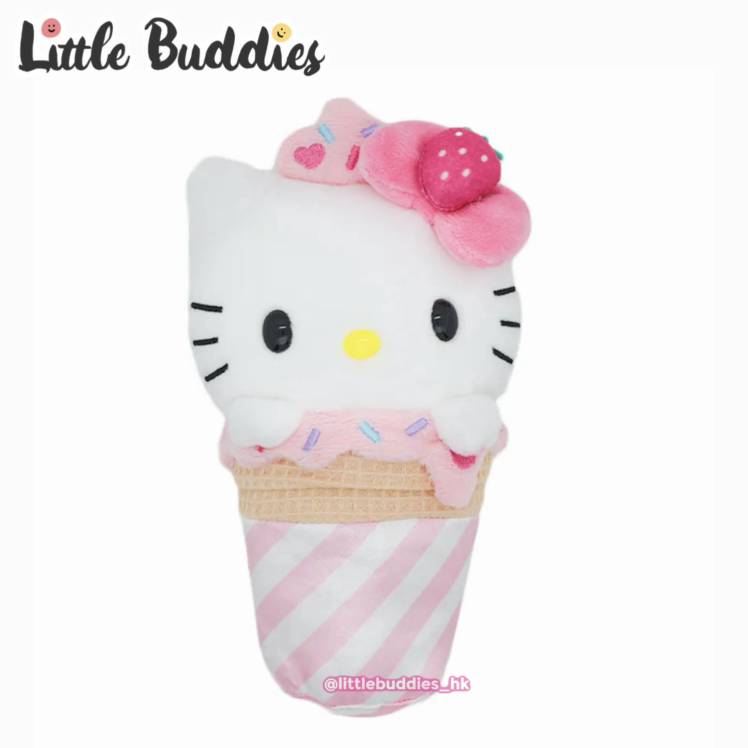 美版 Sanrio 甜筒造型 豆袋公仔