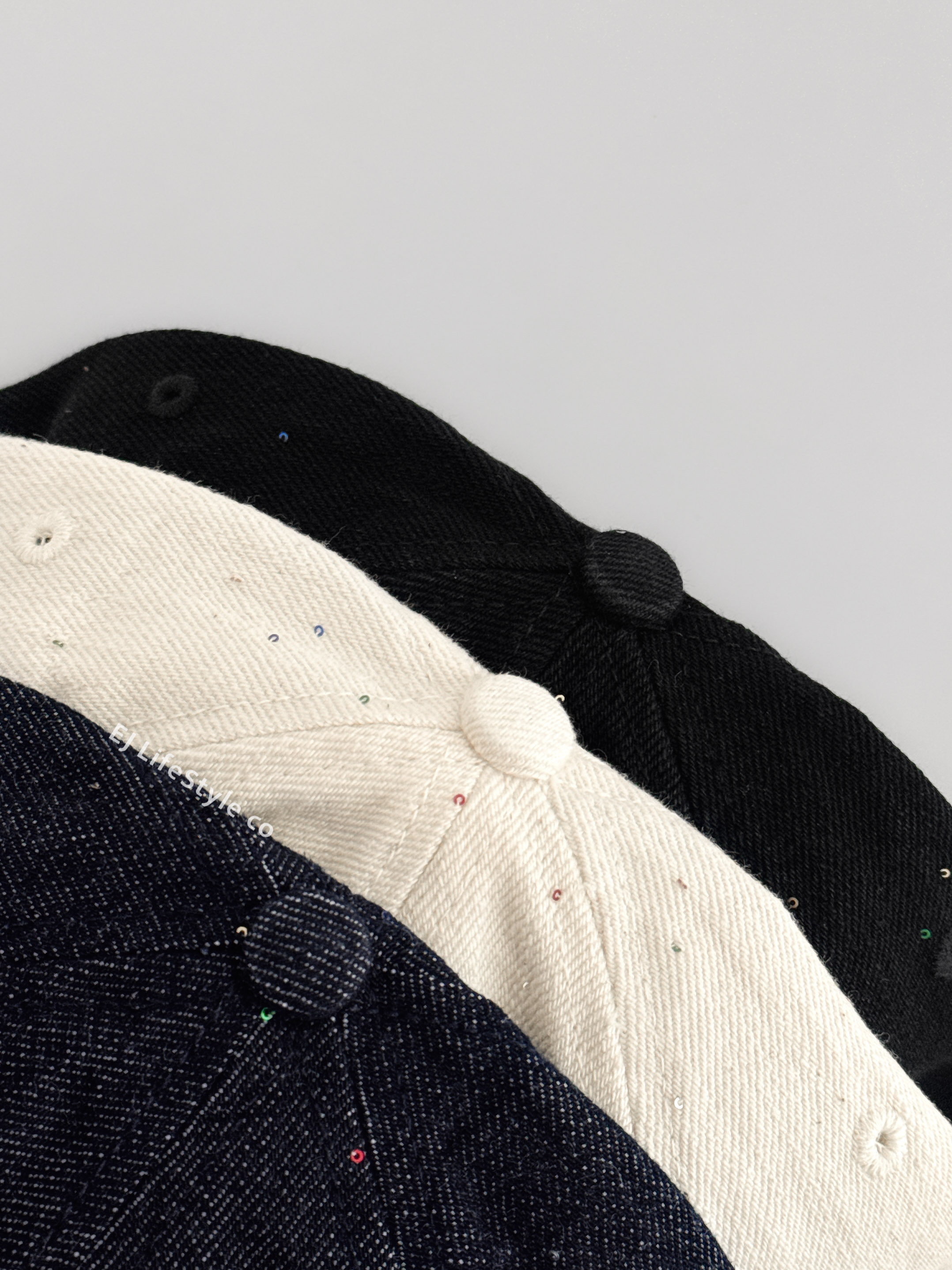 🇯🇵 SUPREME SEQUIN DENIM CLASSIC LOGO 6-PANEL 彩色亮片 牛仔 老帽 / 現貨
