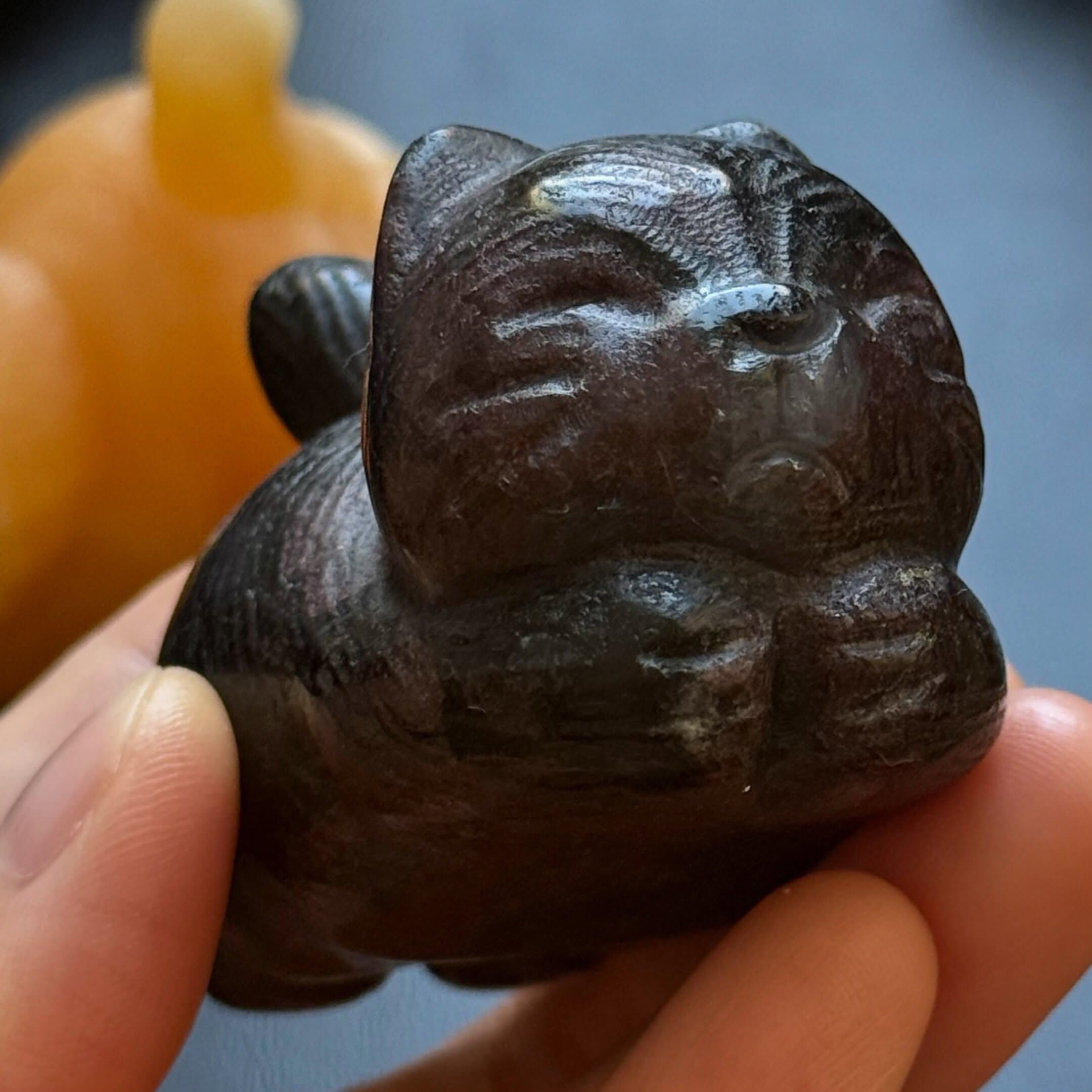 [原石] 水晶貓咪 不倒翁趴趴貓 水晶擺飾