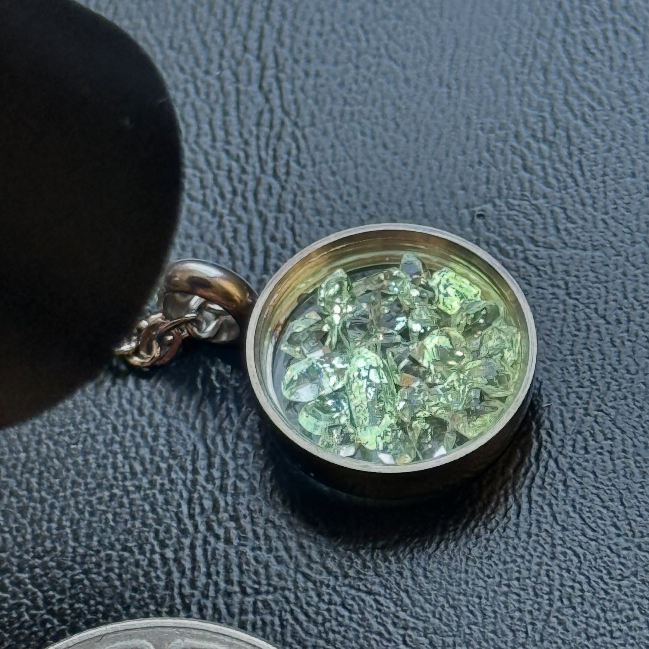 [原石] 油膽閃靈鑽 項鏈