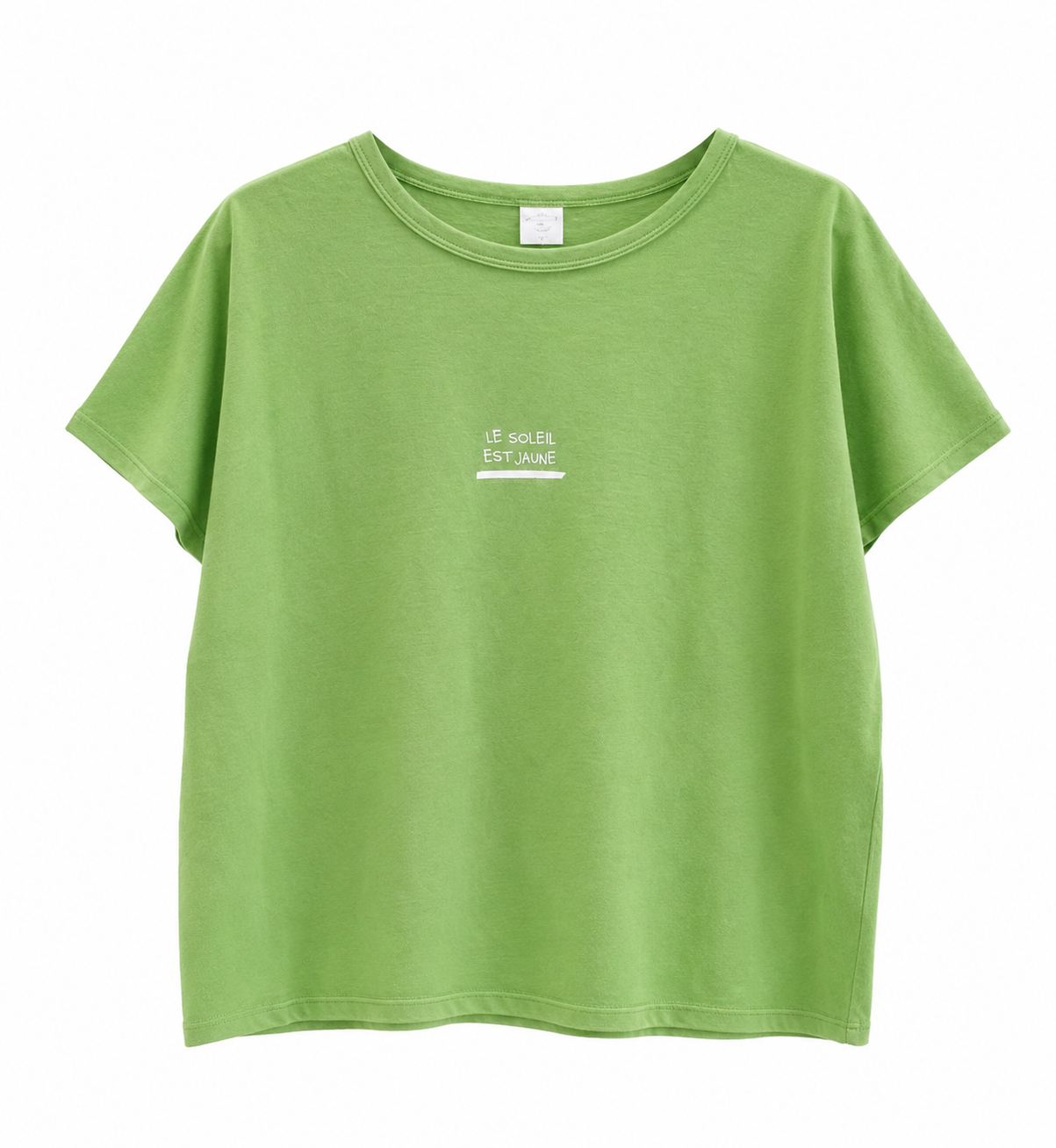 法式字母棉T-shirt