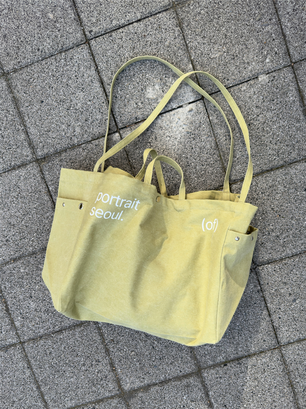 PORTRAIT SEOUL Reversible Big Shopper Bag