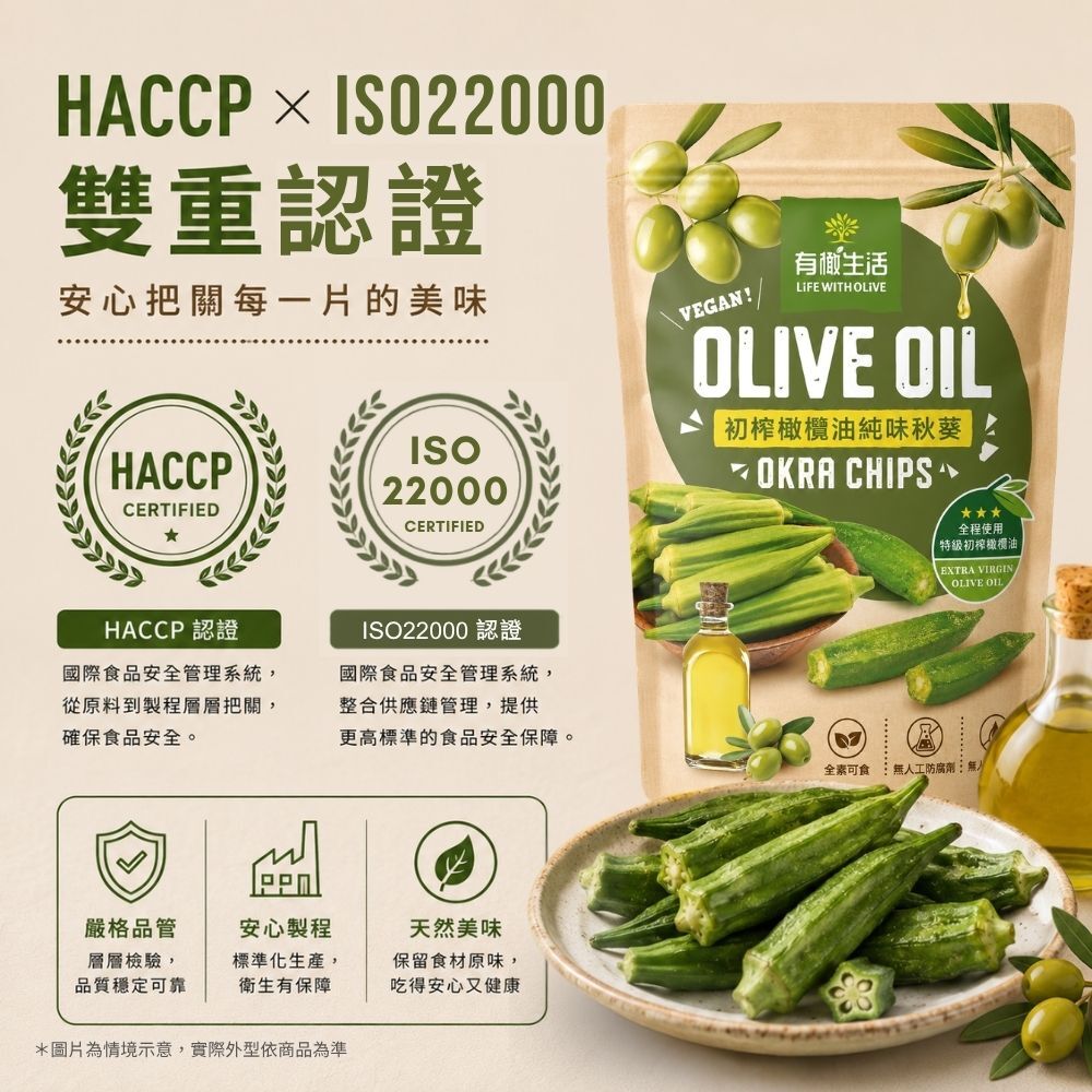 HACCP與ISO22000雙重國家認證工廠製程把關