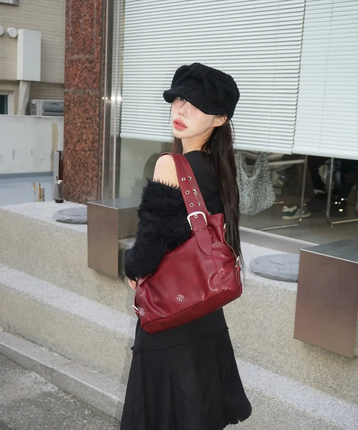 HEEARI  Bibi Buckle Shoulder Bag