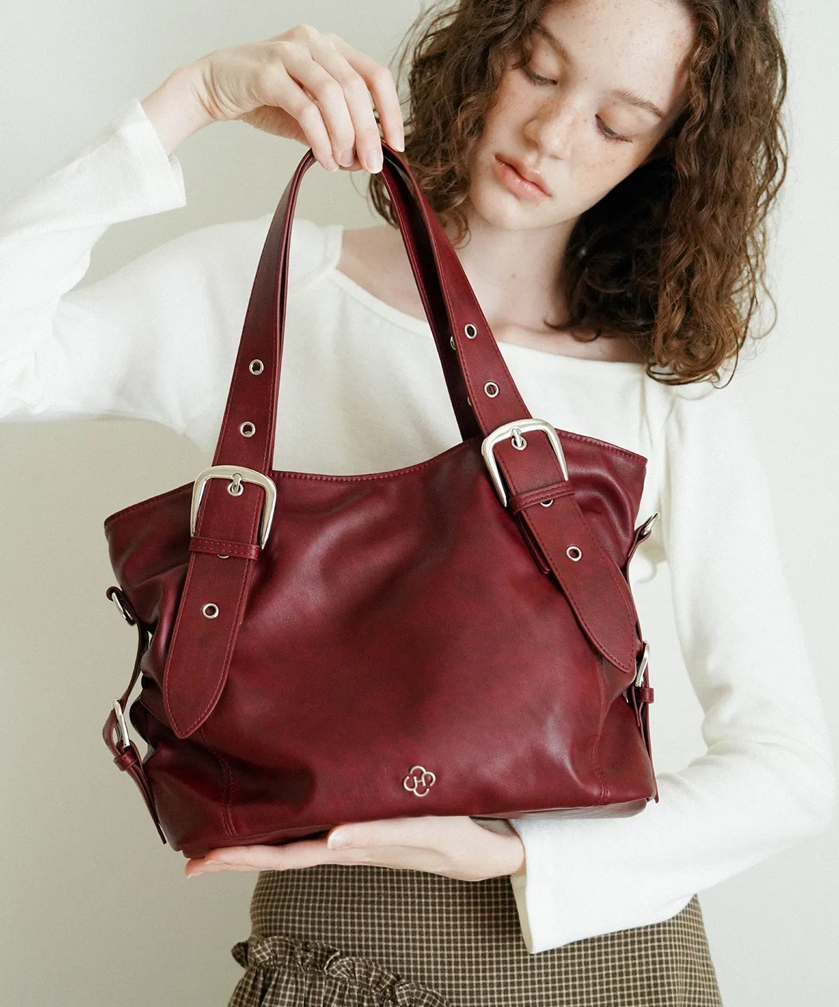 HEEARI  Bibi Buckle Shoulder Bag