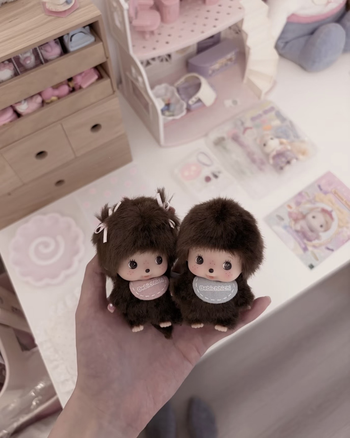 Monchhichi  Babychichi 寶寶 蒙奇奇 毛絨 吊飾