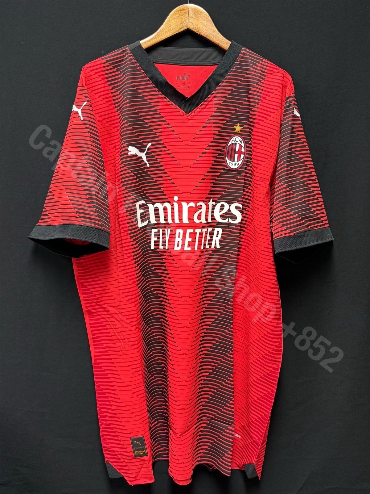 (Player Issue) AC Milan 2023-2024 Puma Home Player Issue Shirt