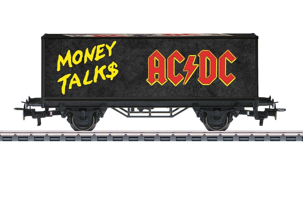Marklin 44832 HO規 “Moneytalks” Container Transport Car 金錢至上 貨櫃車