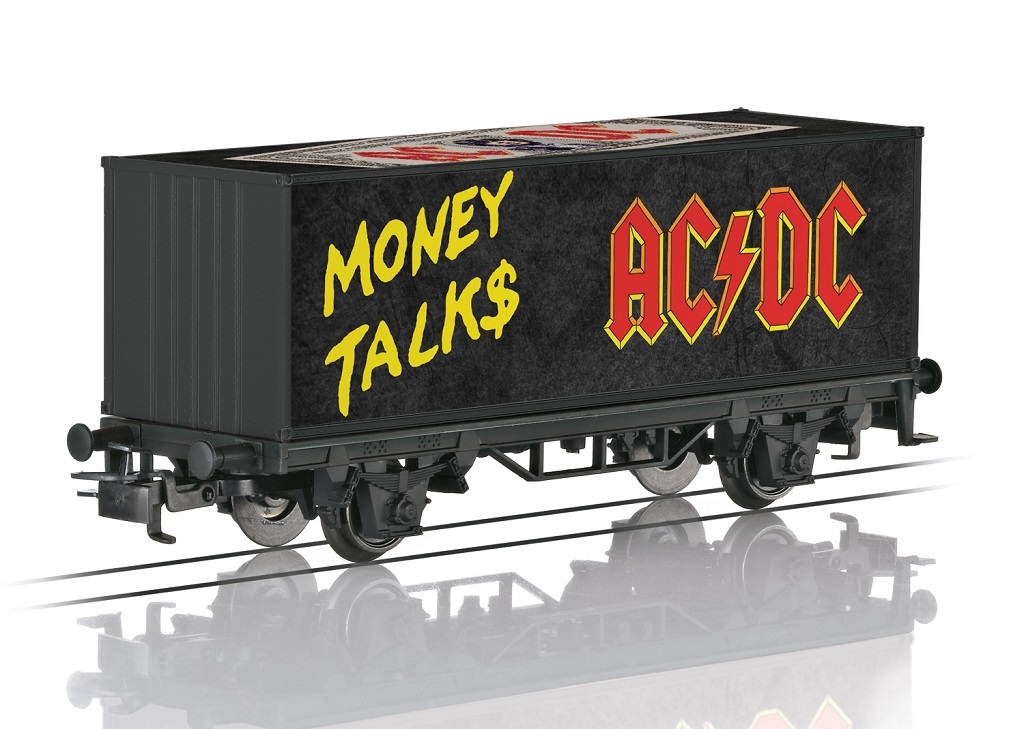Marklin 44832 HO規 “Moneytalks” Container Transport Car 金錢至上 貨櫃車