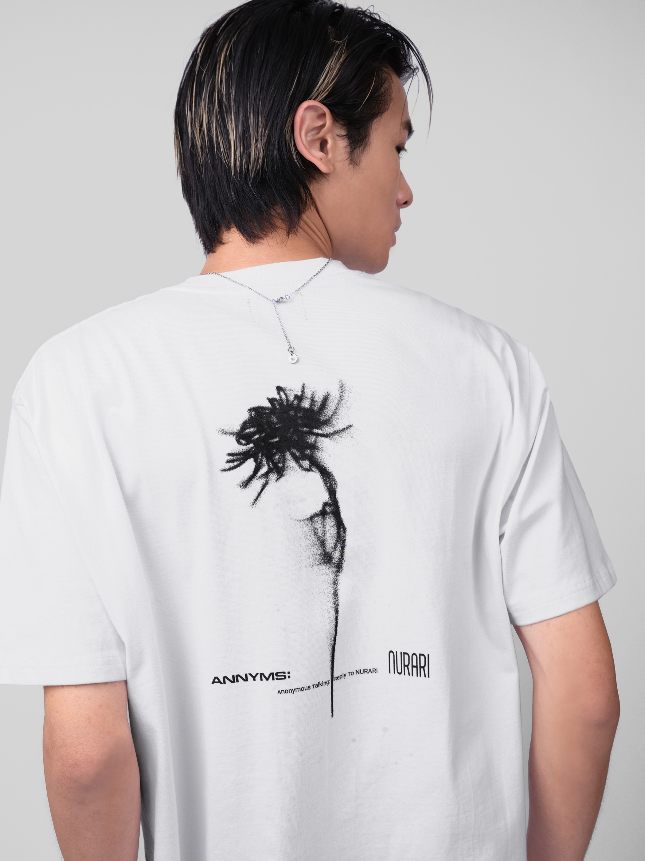 NURARI x Anonymous Talking｜NA-SS01 – Logo Tee (Black/White)