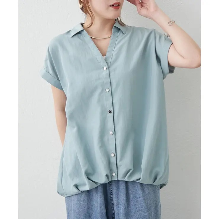 ODO 垂感氣球下擺恤衫上衣 SUMMER SALE
