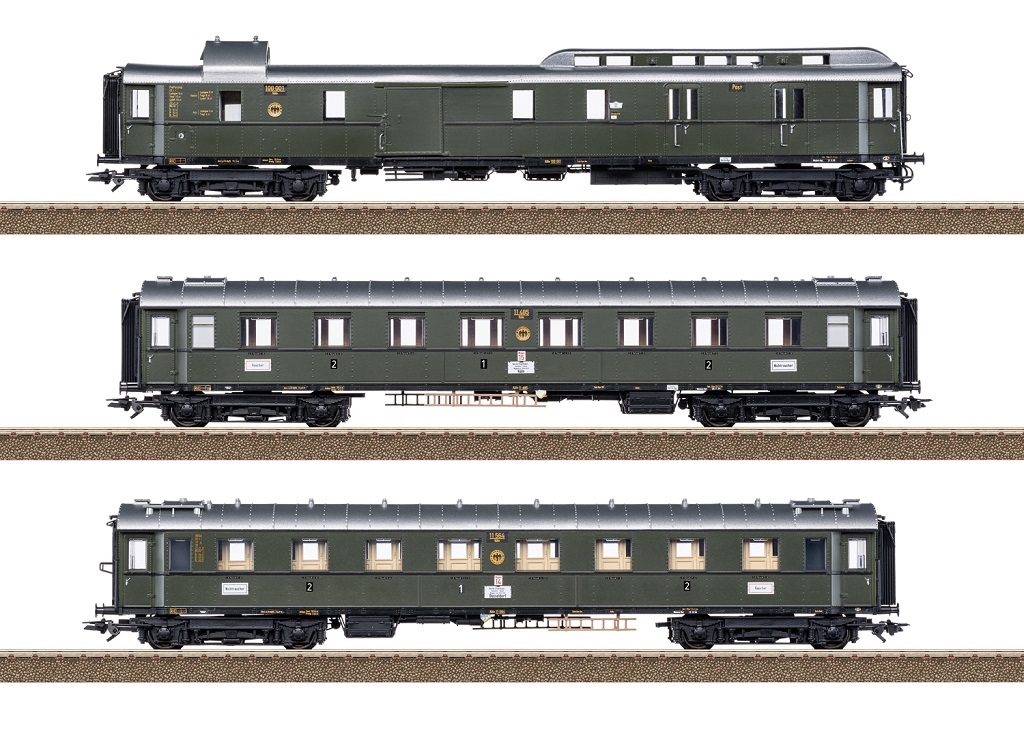 Trix 23650 HO規 FD 226次特快列車車廂.3輛