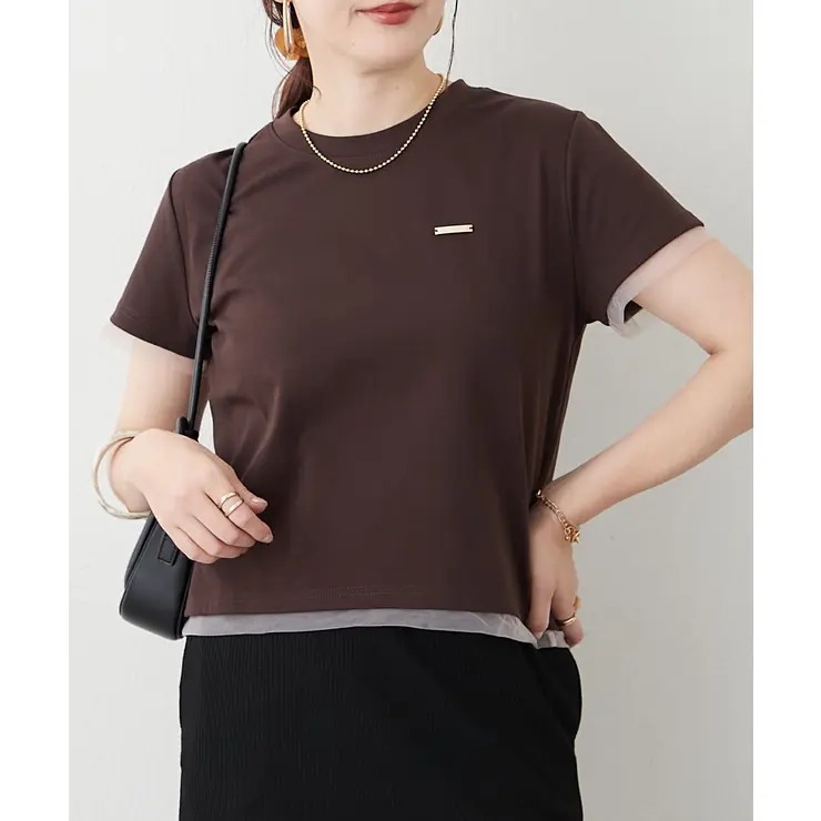 ODO 涼感網紗拼接 T-Shirt SUMMER SALE