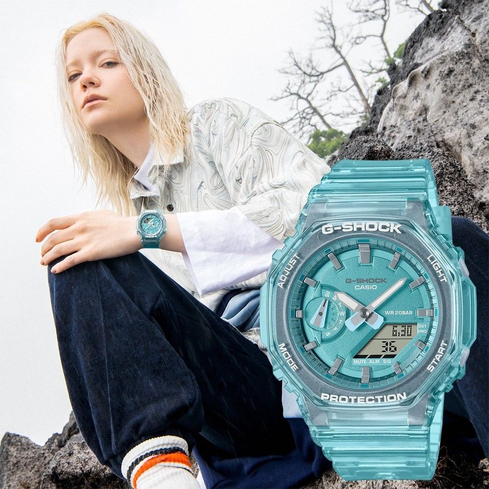 Casio G-Shock GMA-S2100SK-2A 手錶 (香港行貨)