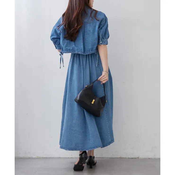 ODO 牛仔短外套＋吊帶連身裙套裝 SUMMER SALE