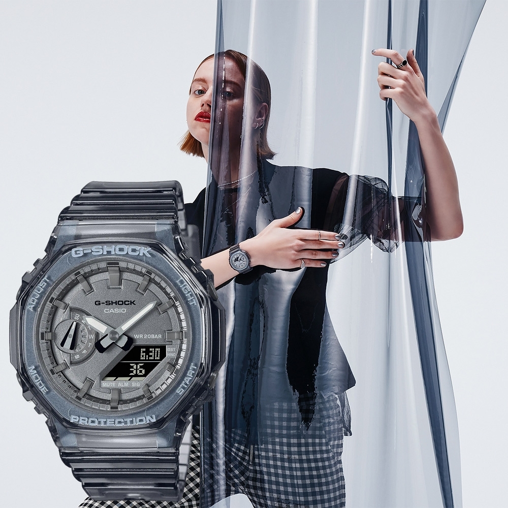 Casio G-Shock GMA-S2100SK-1A 手錶 (香港行貨)